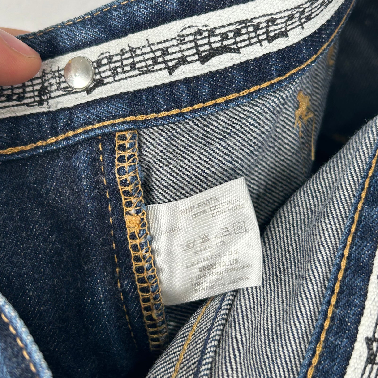 Number (N)ine Blue 6-Pocket Skinny Jeans Size 31