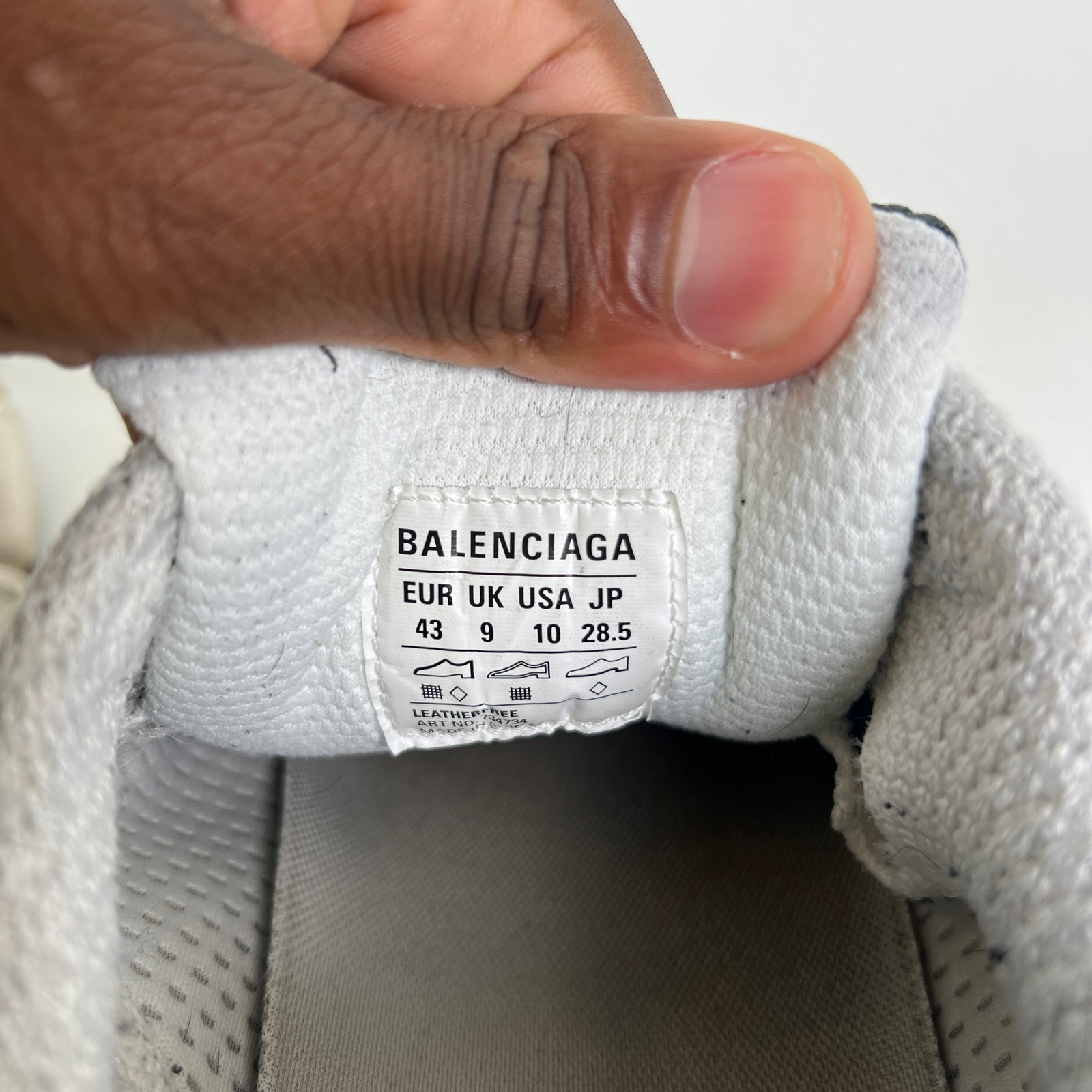 Balenciaga Blue/Yellow Mesh 3XL Sneaker