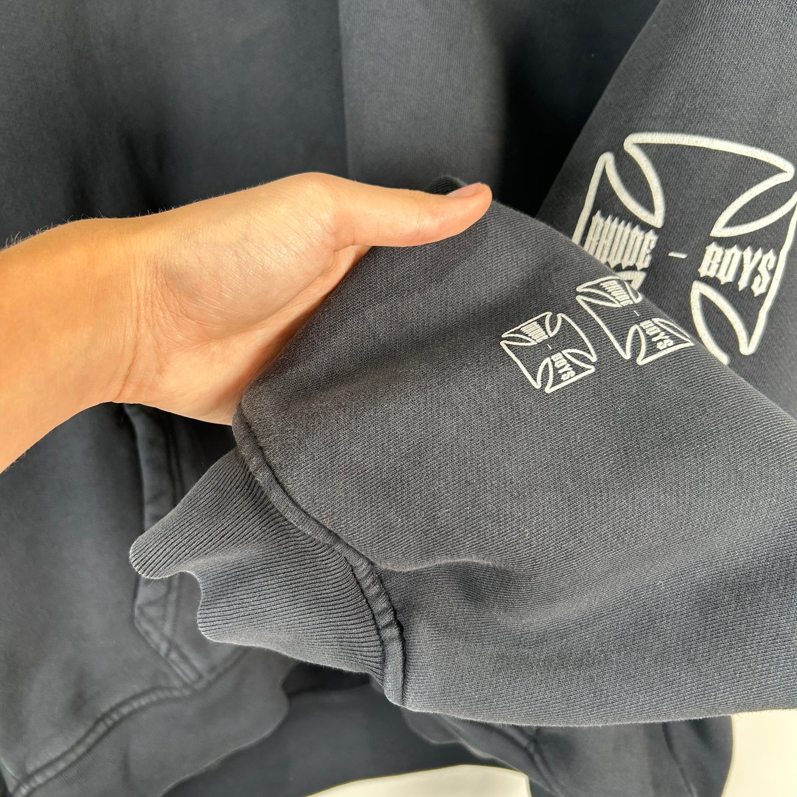 Rhude Black 'Rhude Boys' Hoodie Size XXL