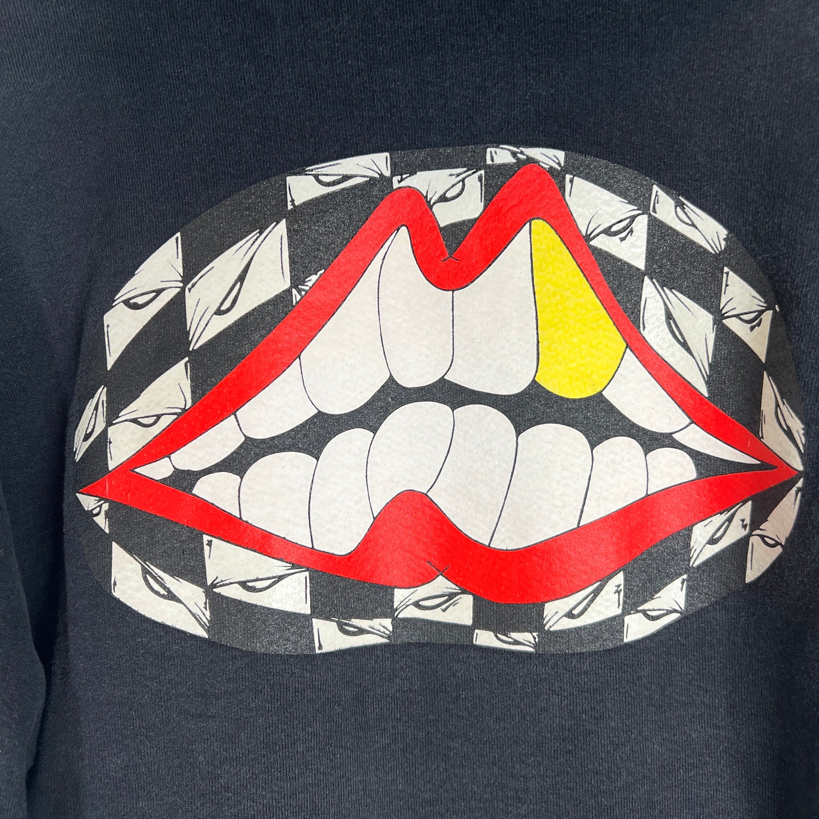 Chrome Hearts Black Matty Boy Floral Chomper Size M