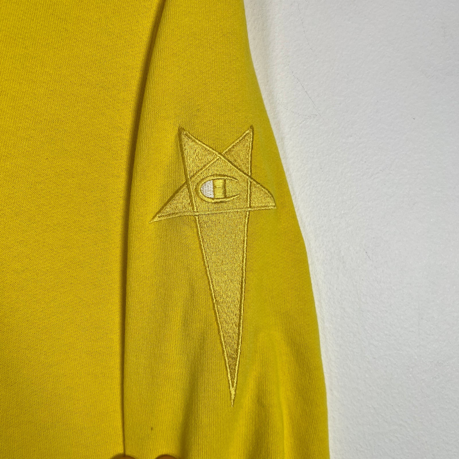 Rick Owens x Champion Lemon Mountain Zip-Up Hoodie