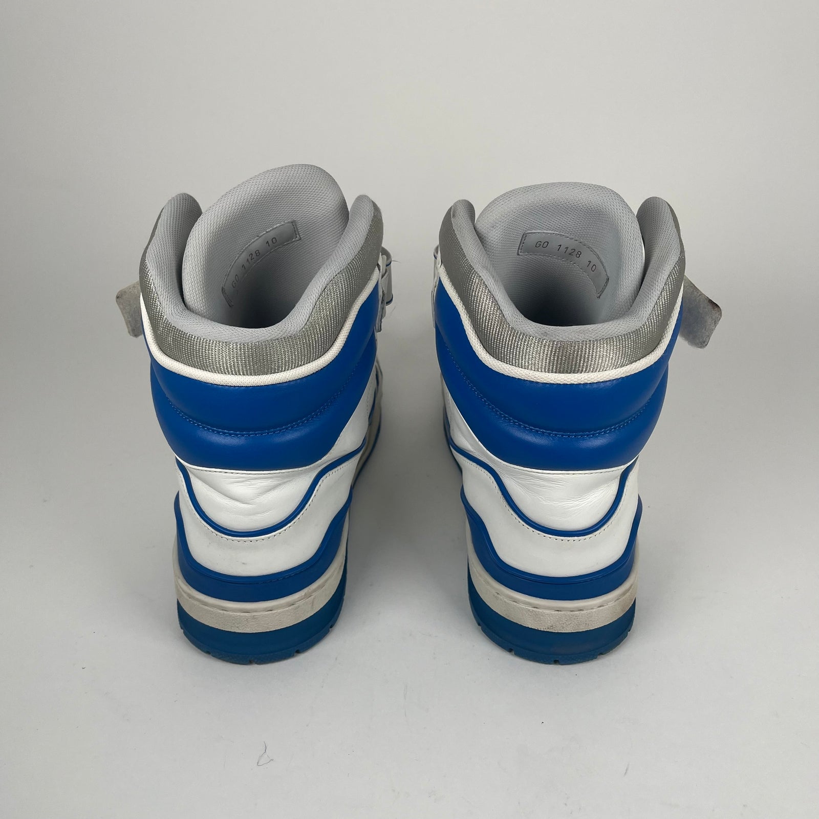 Louis Vuitton Blue High Top Trainer Size 11.5
