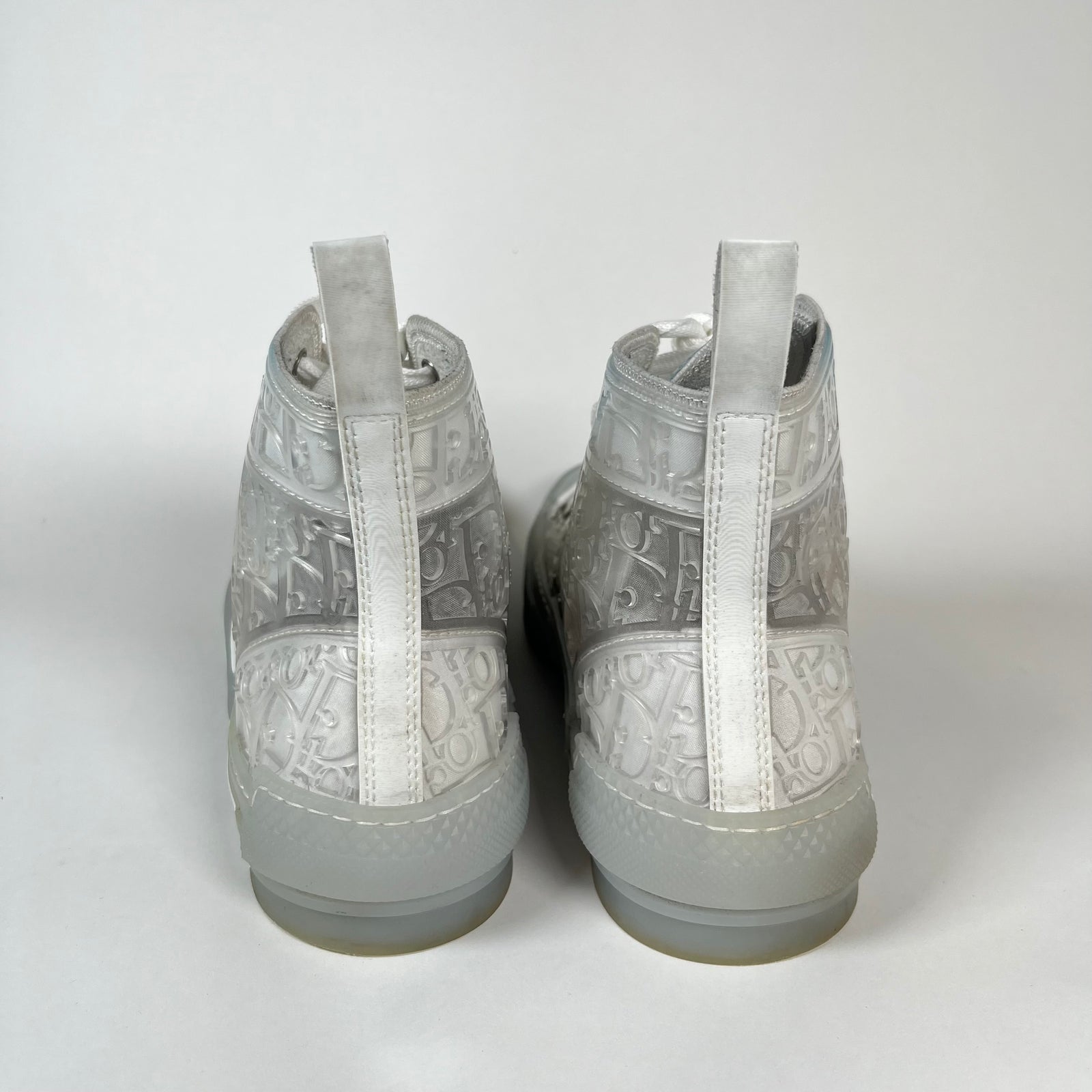 Dior B23 Raised Oblique Transparent Sneaker Size 44