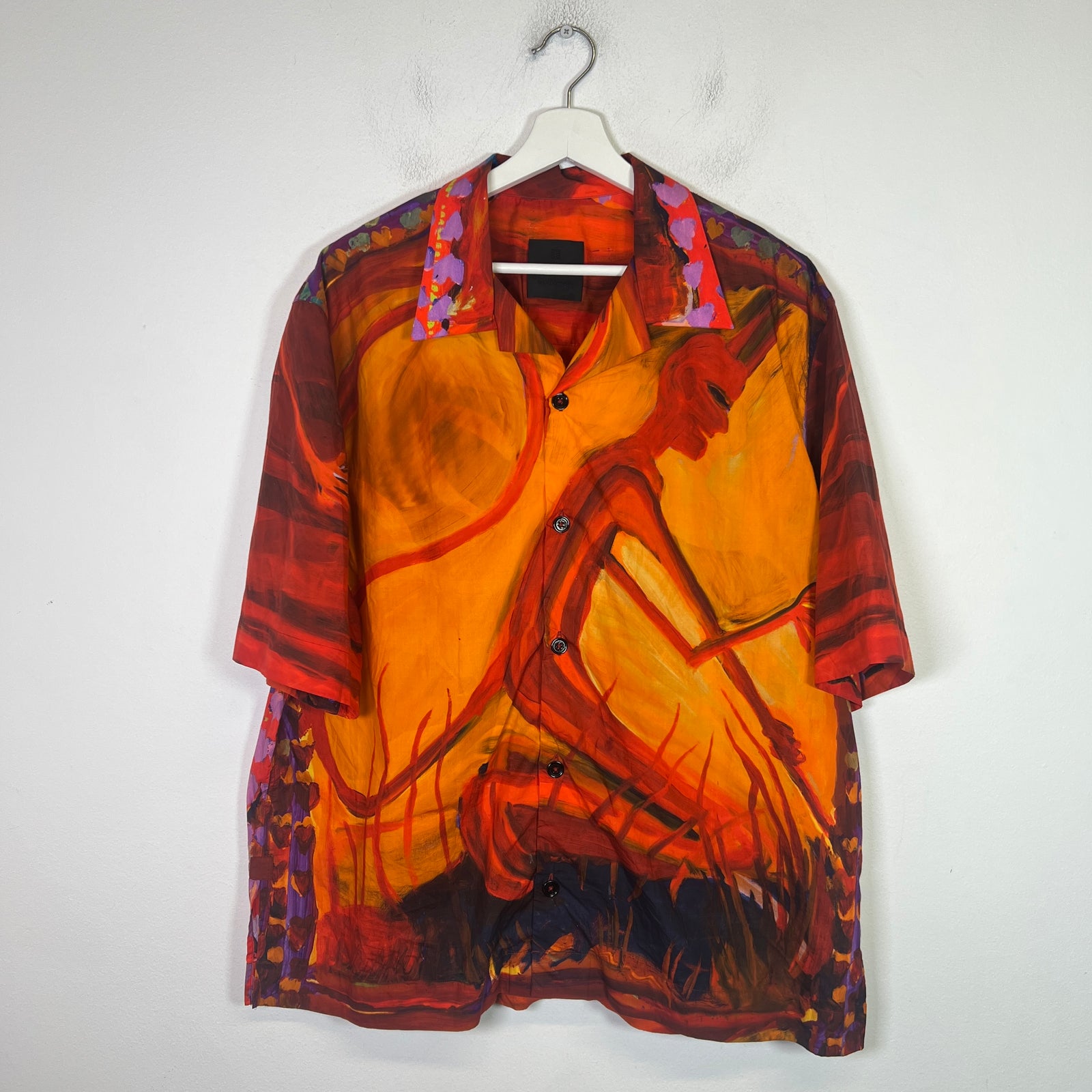 Givenchy x Josh Smith SS22 Devil Hawaiian Shirt Size XXL