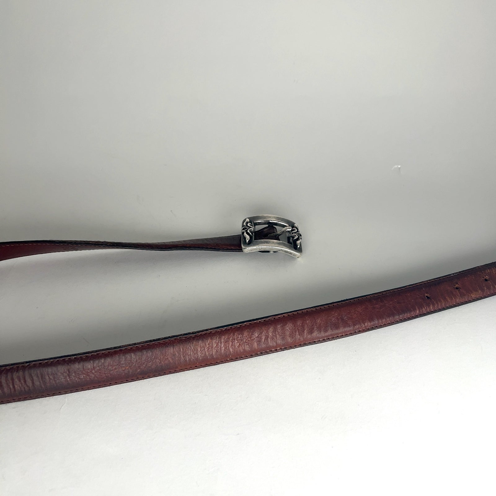 Chrome Hearts 1" Floral Square Belt