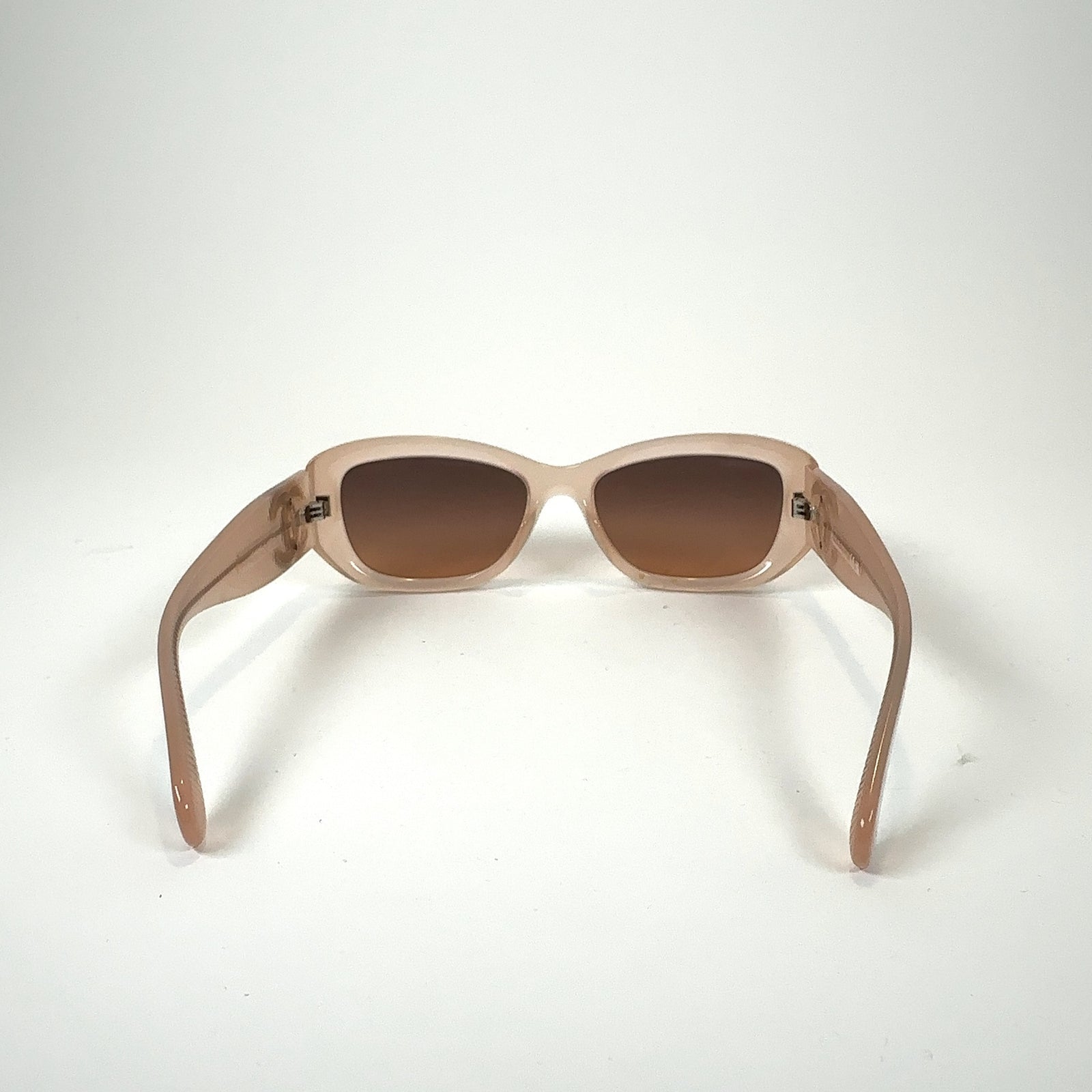 Chanel Peach Acetate CC Sunglasses