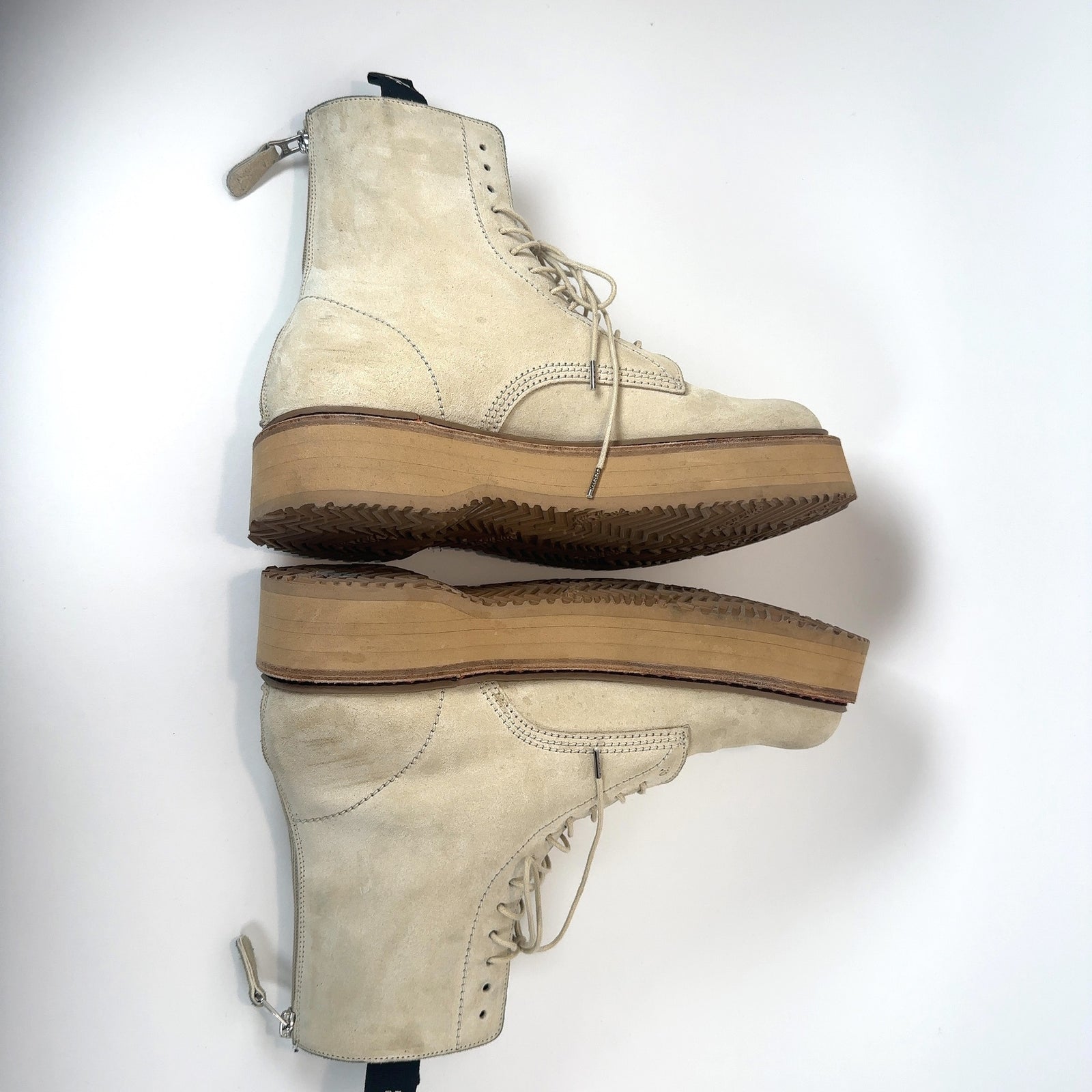 R13 Suede Combat Boots