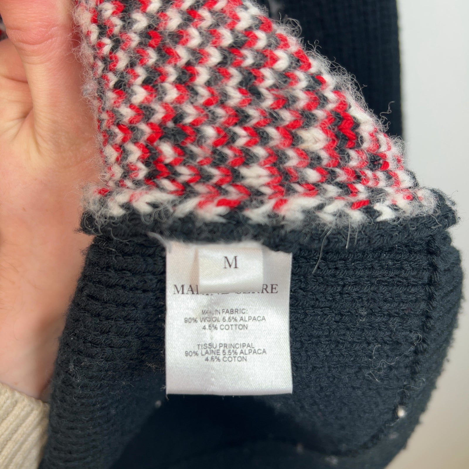 Marine Serre Argyle Knit Cardigan SizeM
