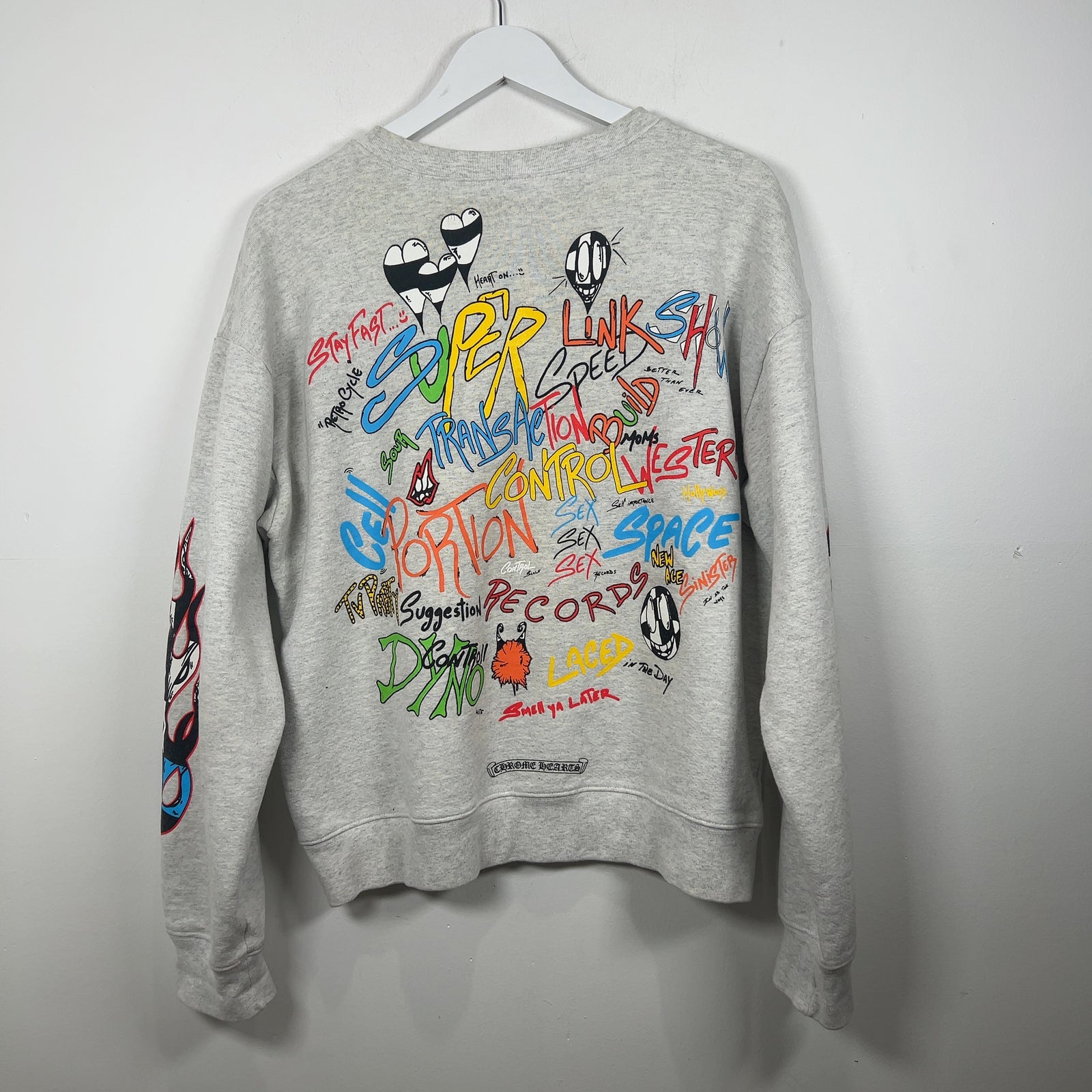 Chrome Hearts Matty Boy Flame Crewneck