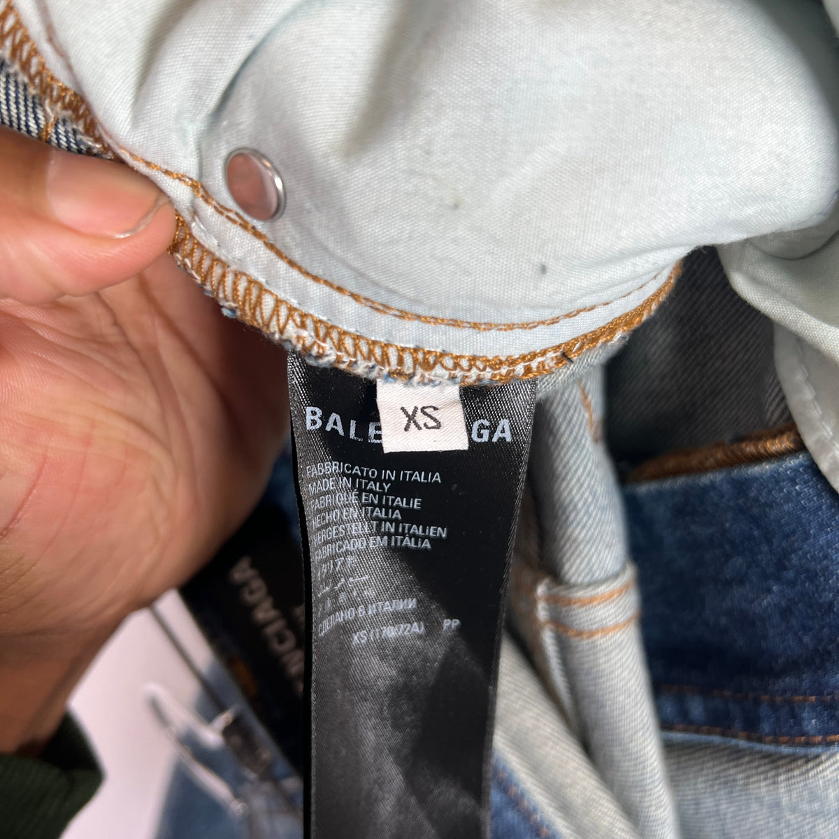 Balenciaga AW21 Scribble Denim Jeans