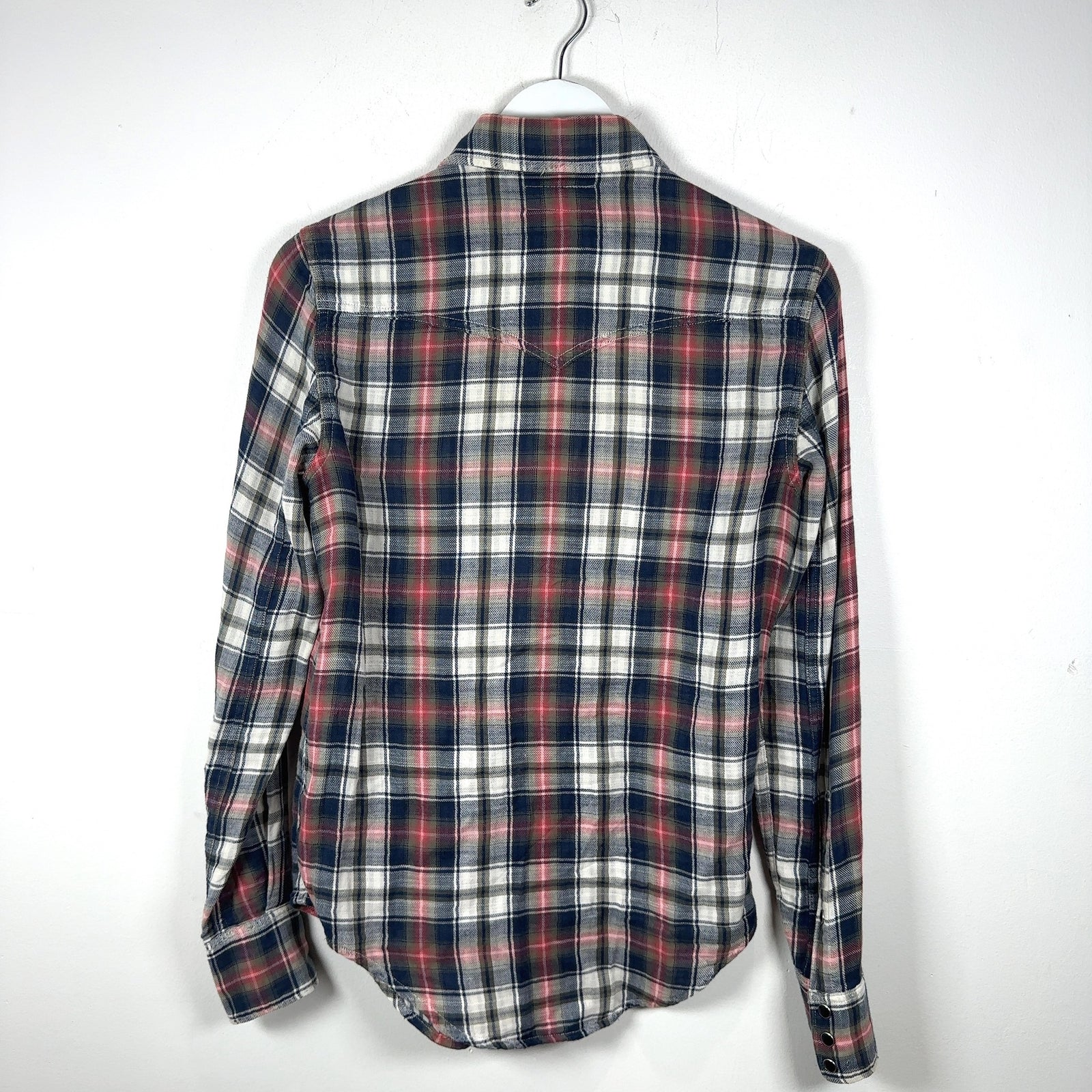 Saint Laurent Western Pearl Snap Button Up Shirt