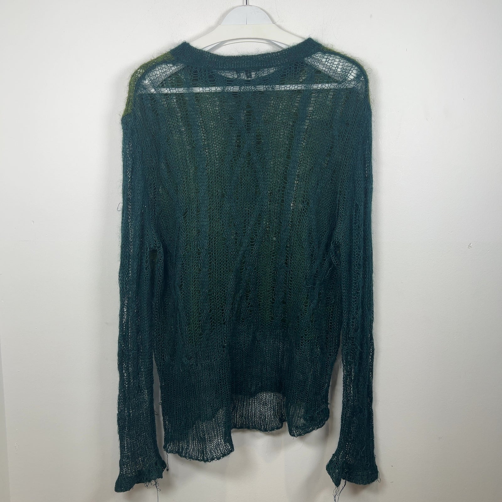 Ann Demeulemeester Distressed Mohair Sweater