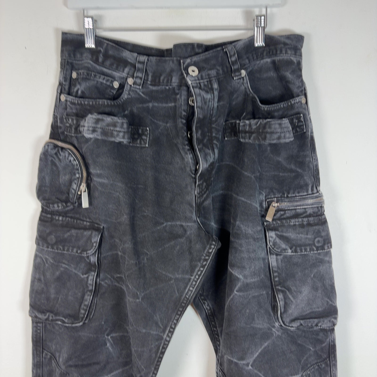 Off-White Cargo Distressed Effect Cargo Pants