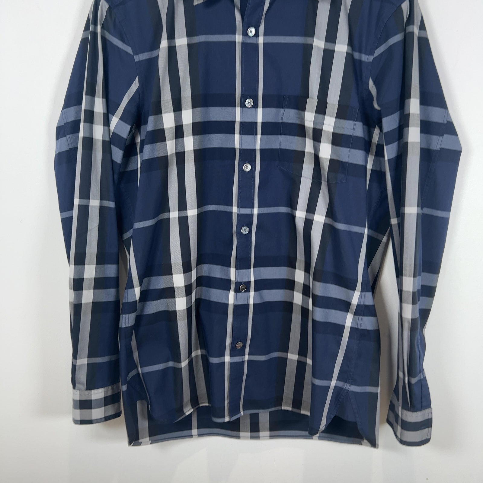 Burberry Blue Check Shirt