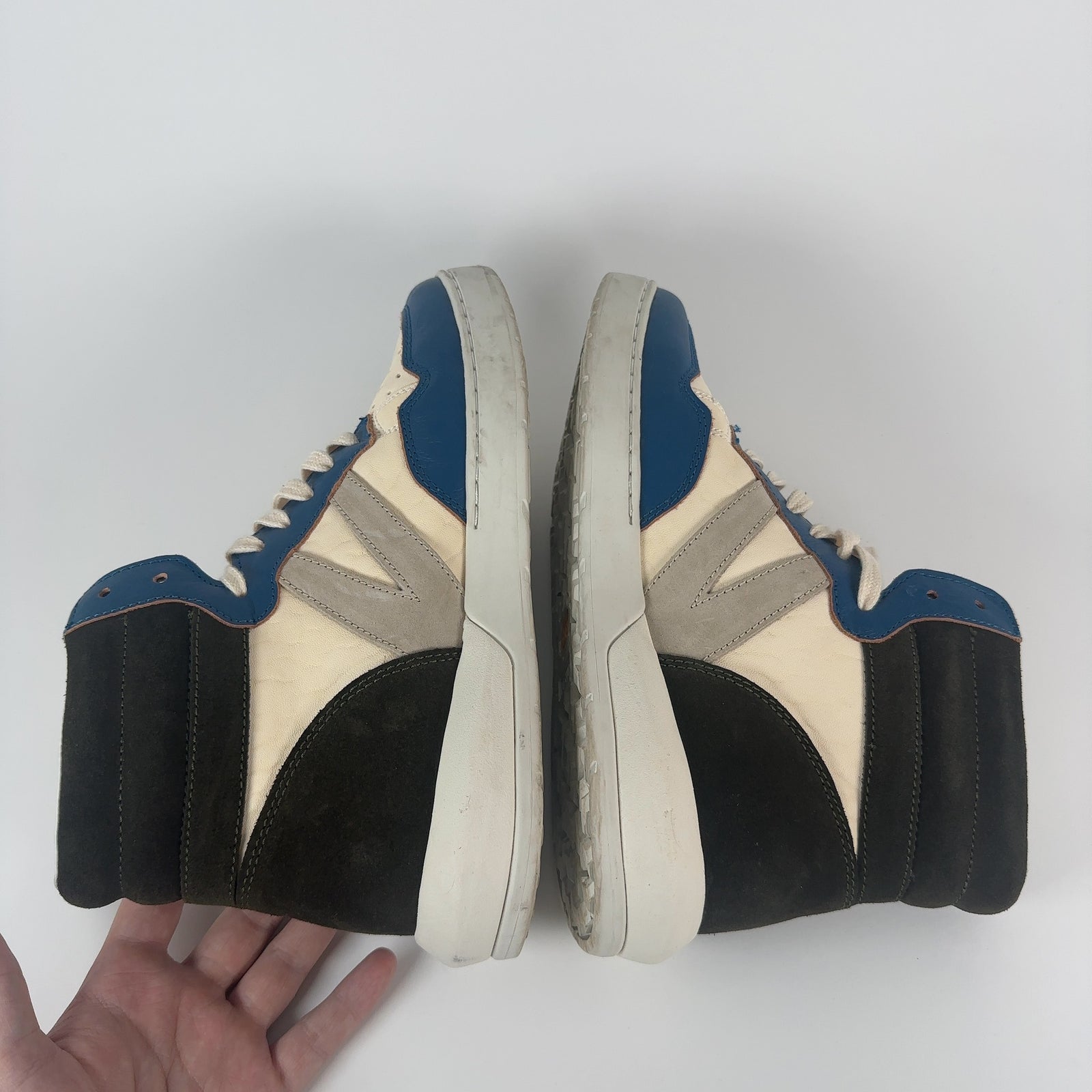 Visvim Chamberlain Hi Blue Hightop Sneakers
