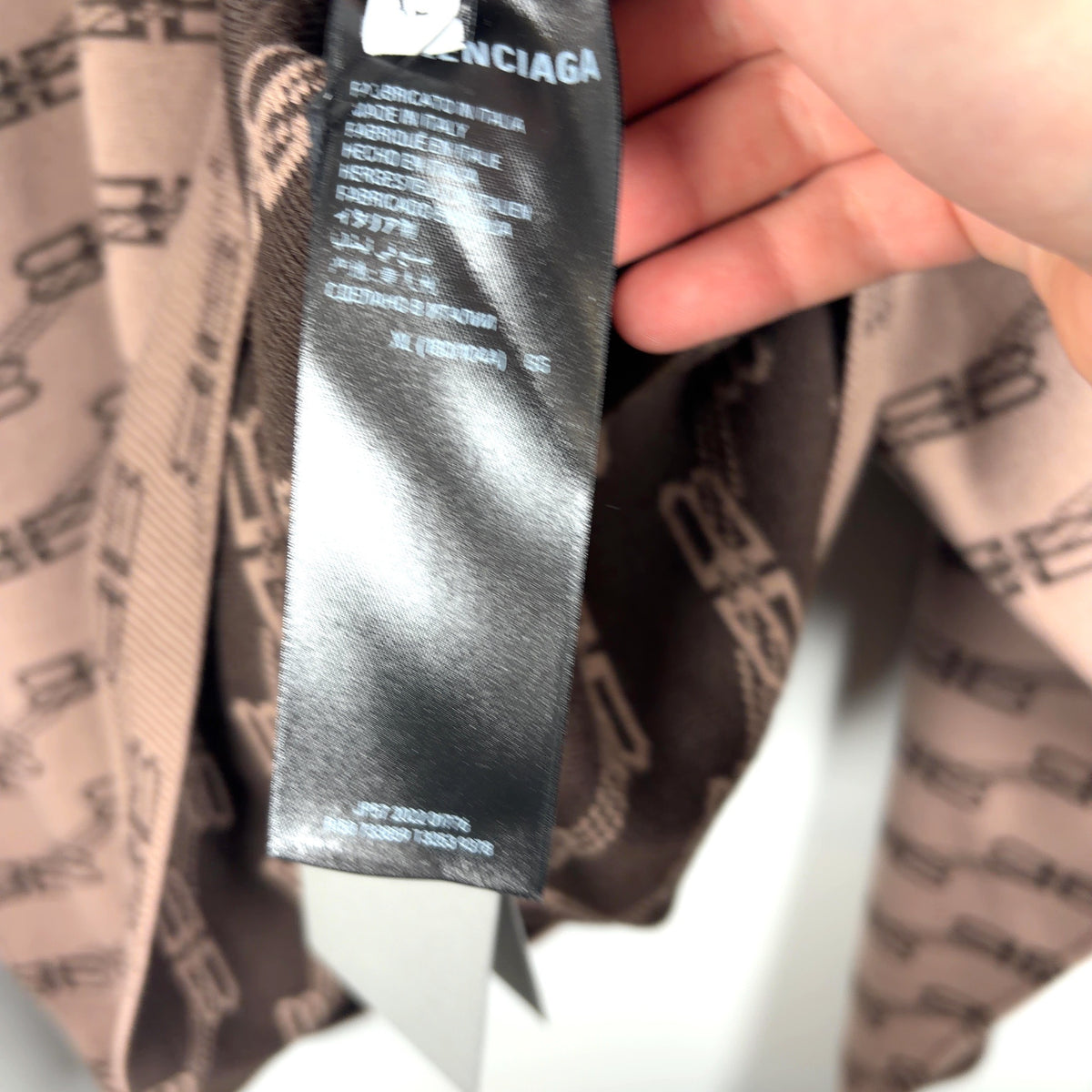 Balenciaga All-Over BB Monogram Knit Sweater
