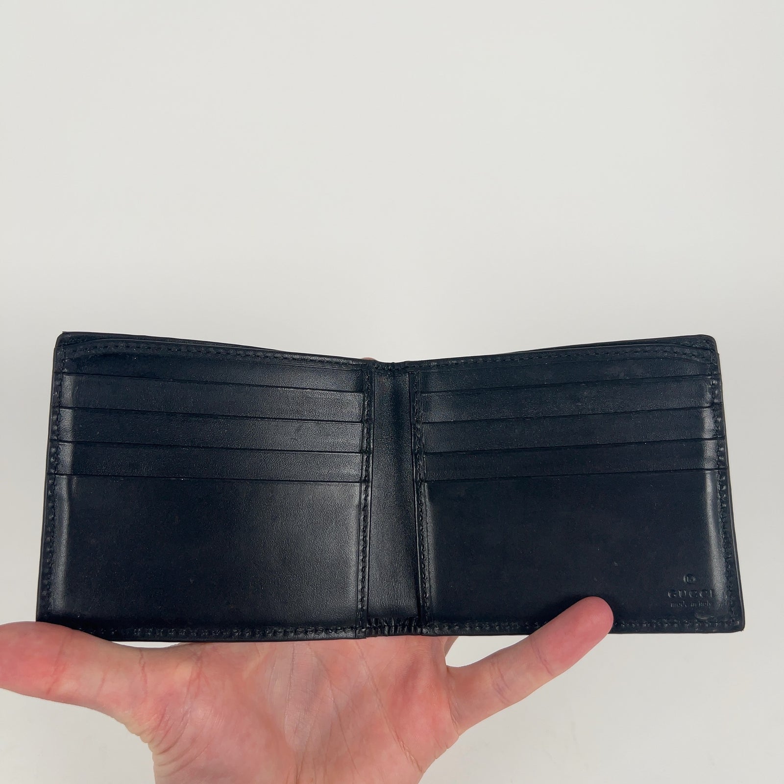 Gucci 'GG' Emblem Leather Wallet