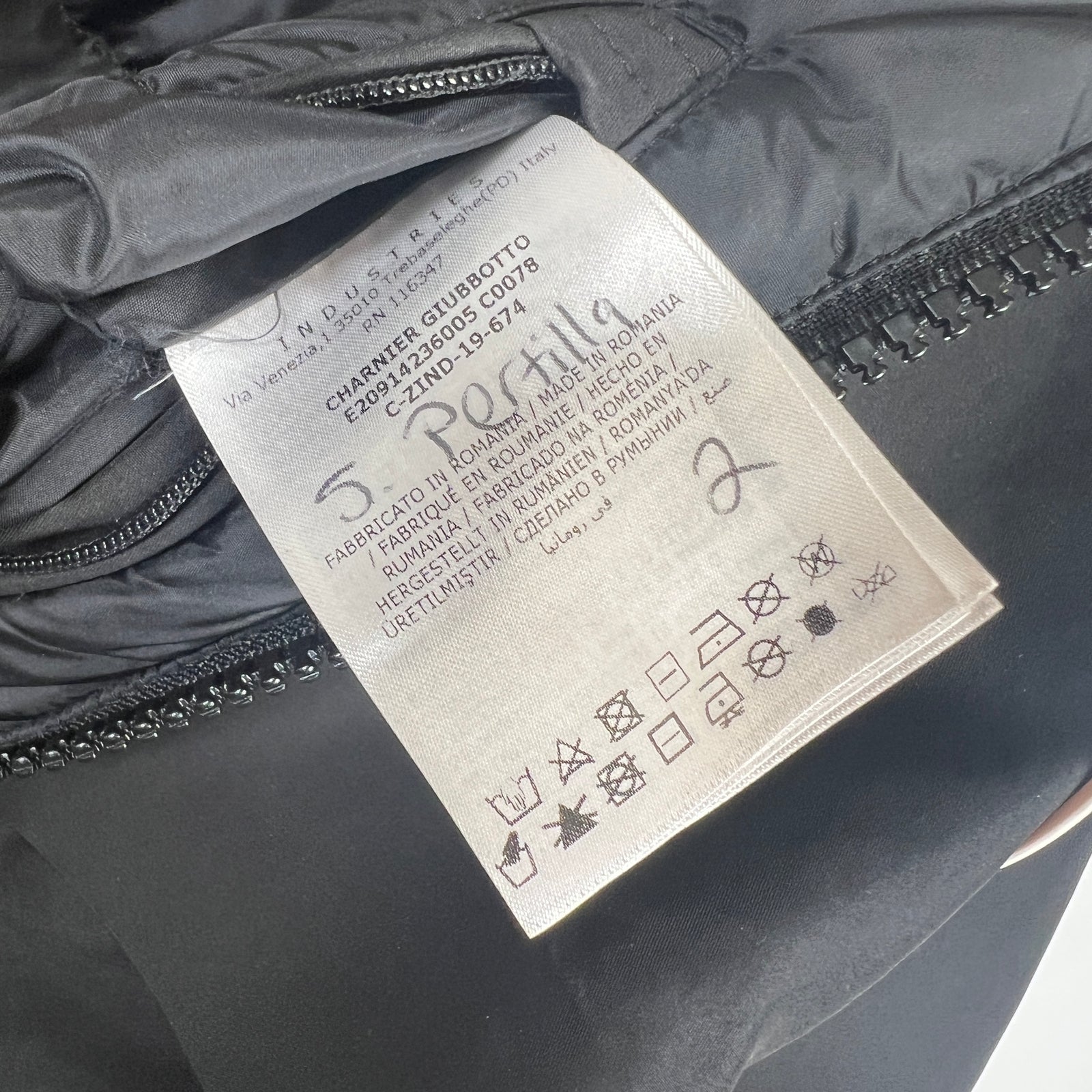 Moncler Black Charnier Down Parka Size 5