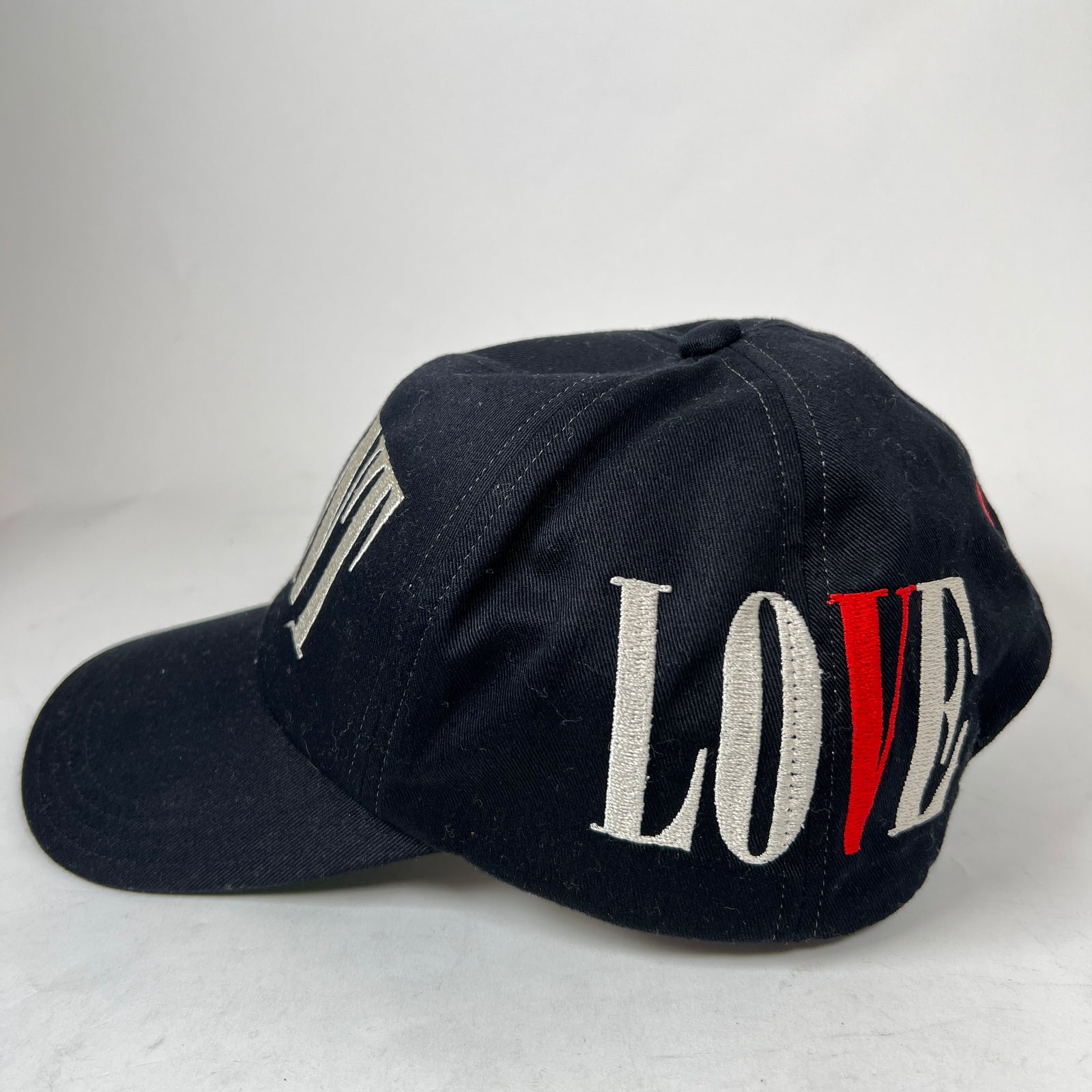 Saint Michael x Vlone Black Embroidered Logo Hat
