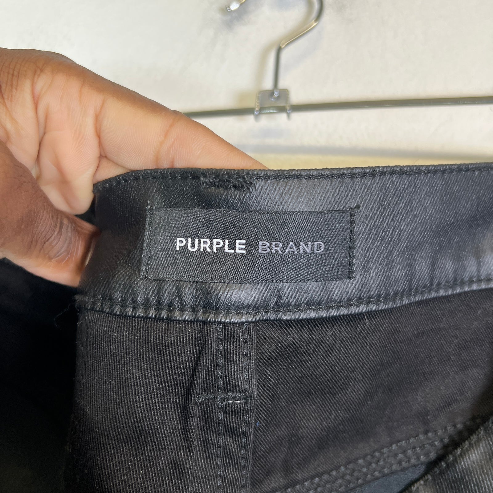 Purple Brand P004 Coated Flare Jeans