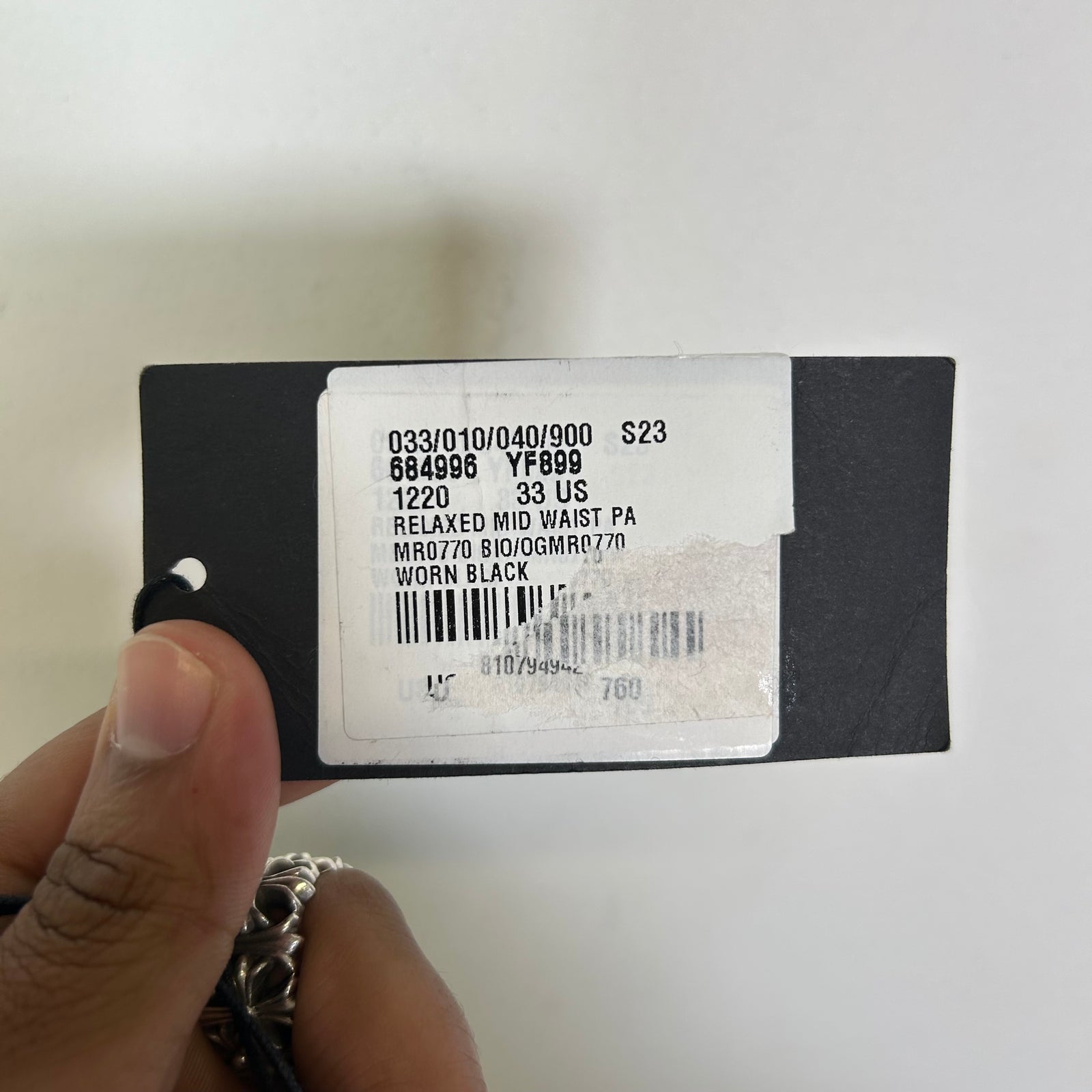 Saint Laurent Black D31 Jeans Size 33