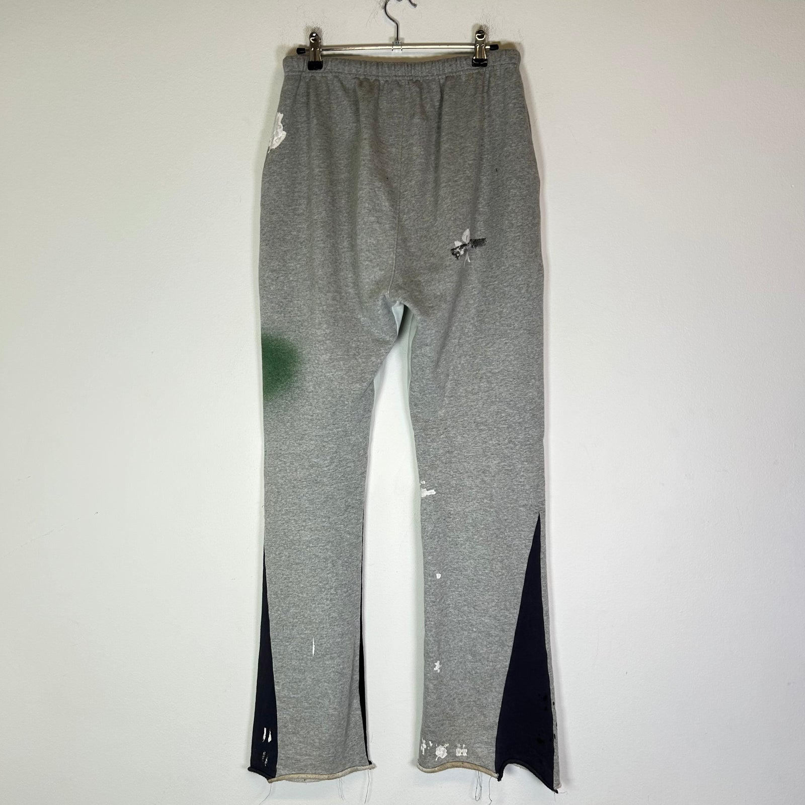 Gallery Dept Grey Paint Splatter Flare Sweatpants