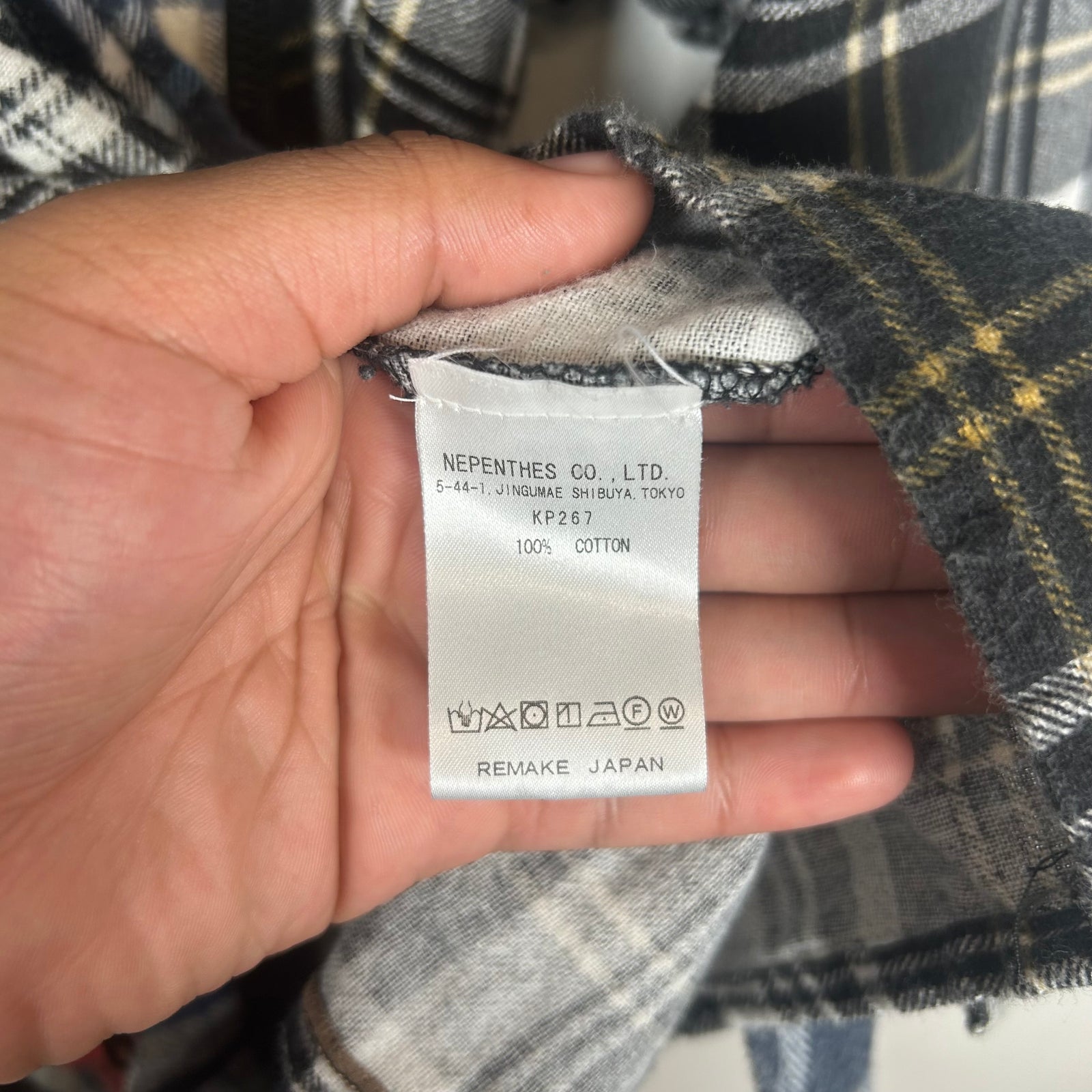 Needles Multicolor 7 Cuts Zip Flannel Size XL