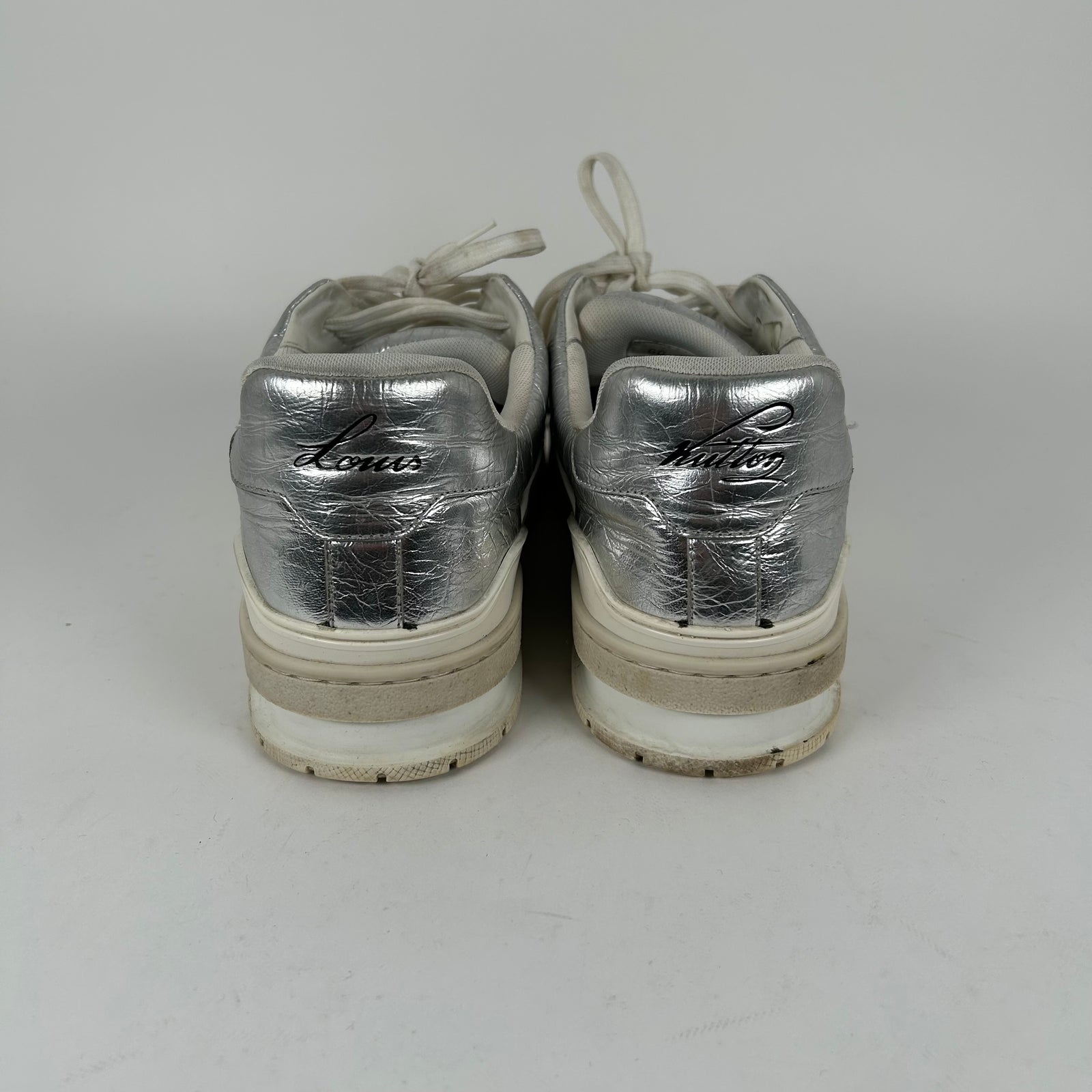Louis Vuitton Metallic Foil Trainer Size LV9
