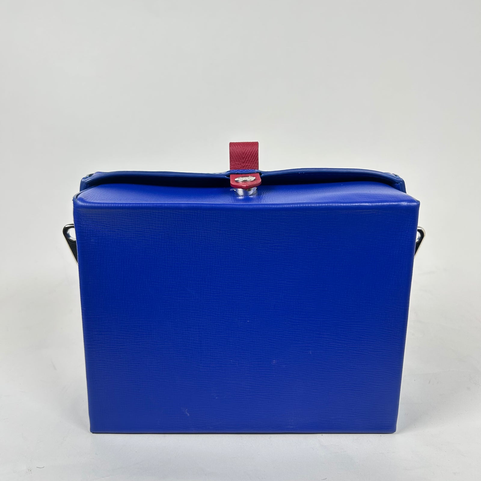 Louis Vuitton Blue Leather Shopper Crossbody Bag