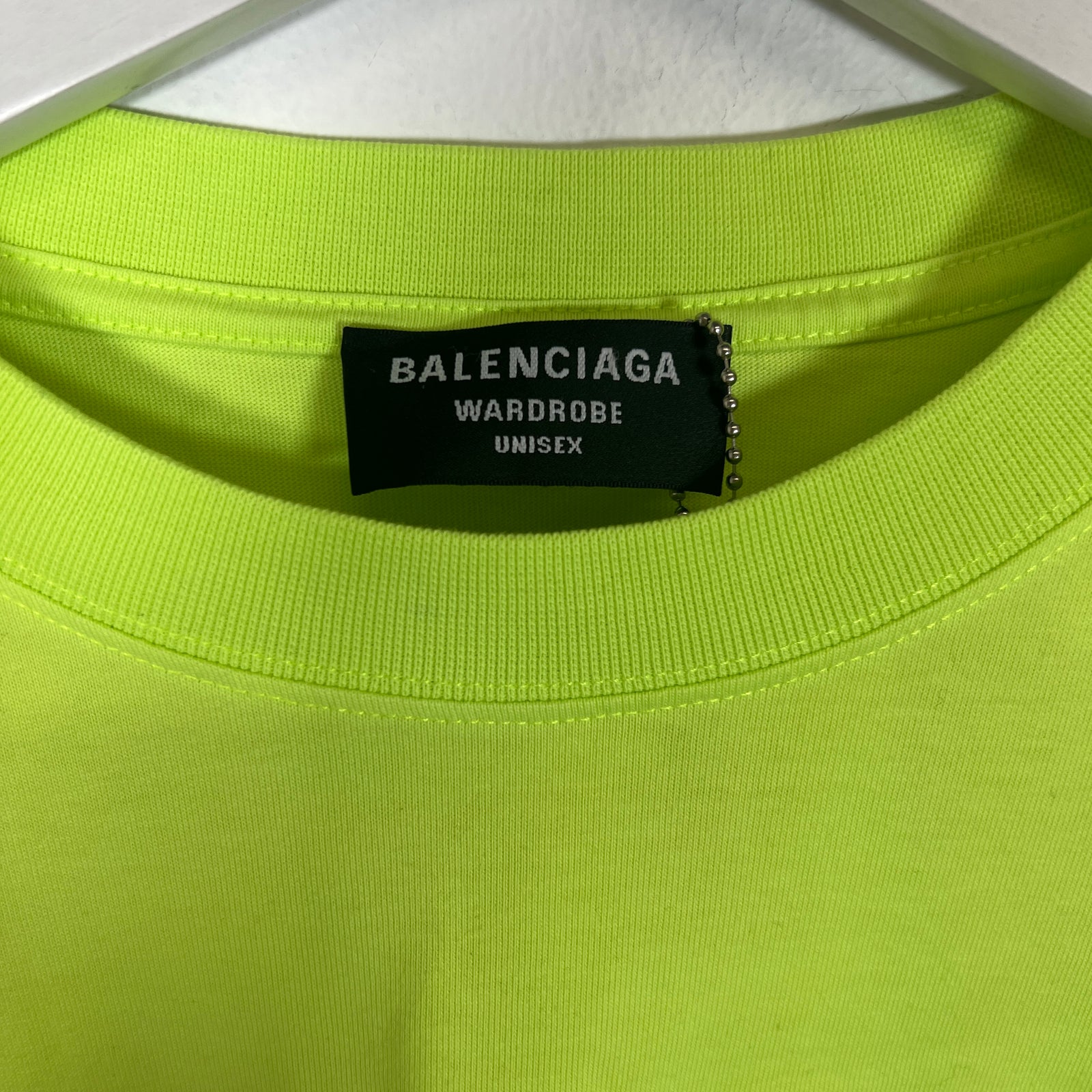 Balenciaga Neon B Spell-Out Tee Size XL