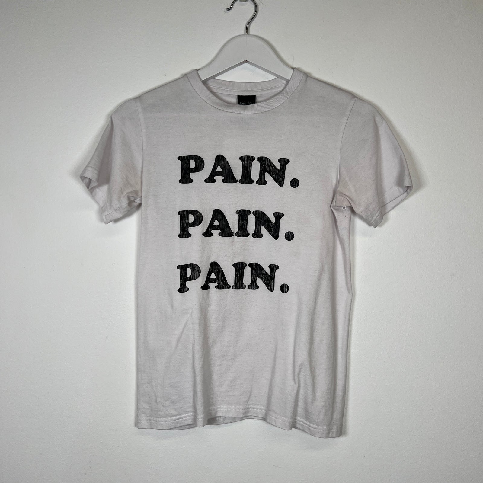 Number Nine White Pain Tee Sz 0