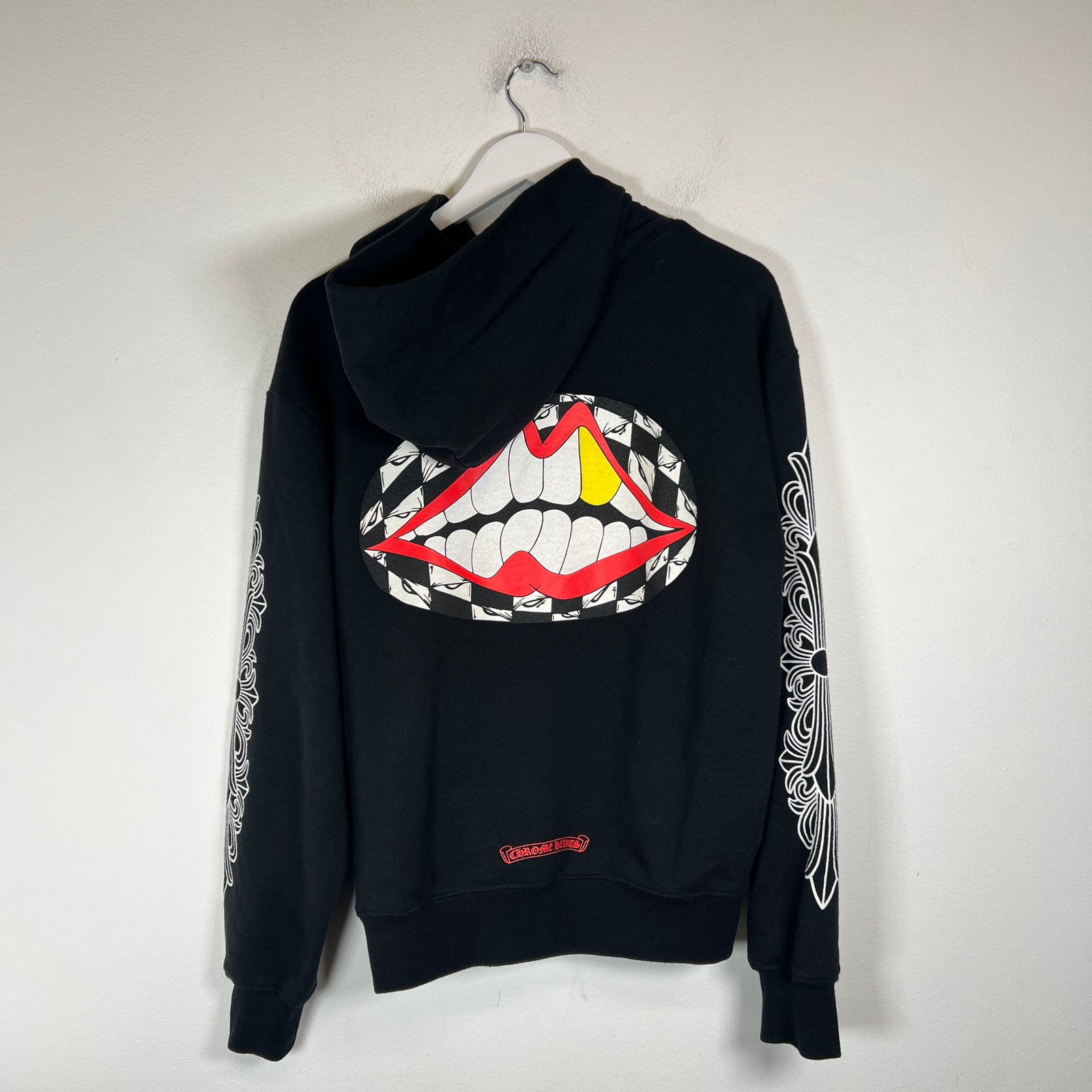 Chrome Hearts Black Matty Boy Chomper Hoodie Size S