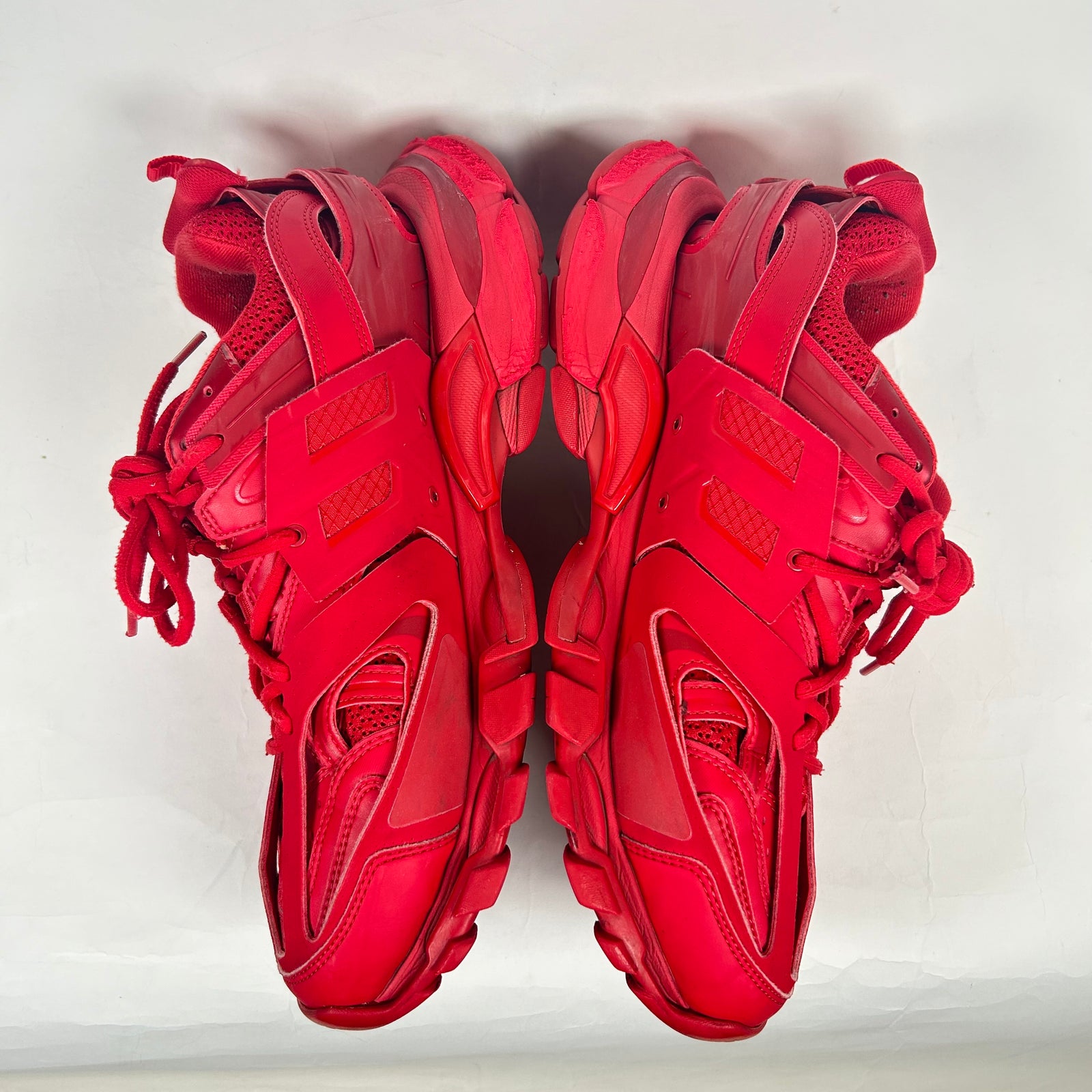 Balenciaga Red Track Sneakers Size 10
