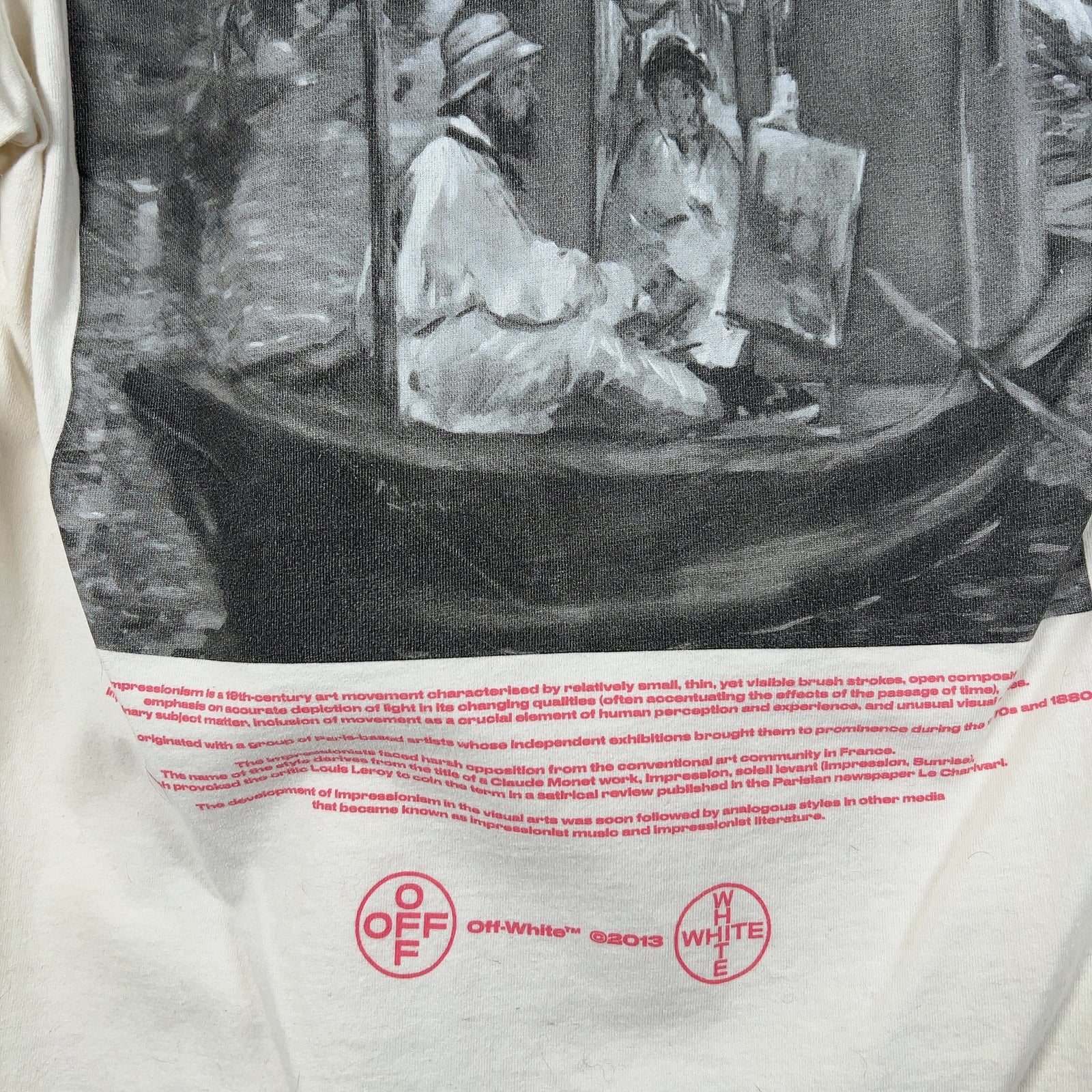 Off-White 'Impressions' Long-Sleeve T-Shirt Size L