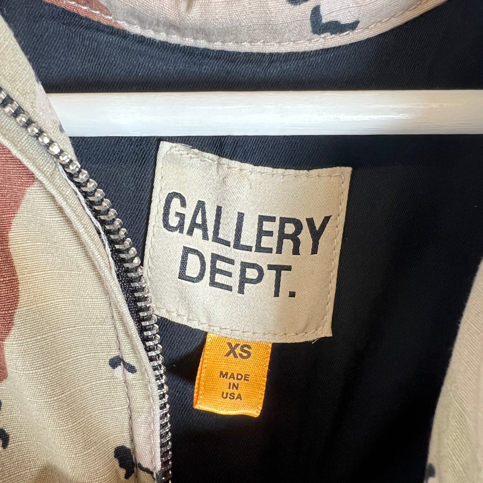 Gallery Dept Chocolate Chip Camo Montecito Jacket Size XS