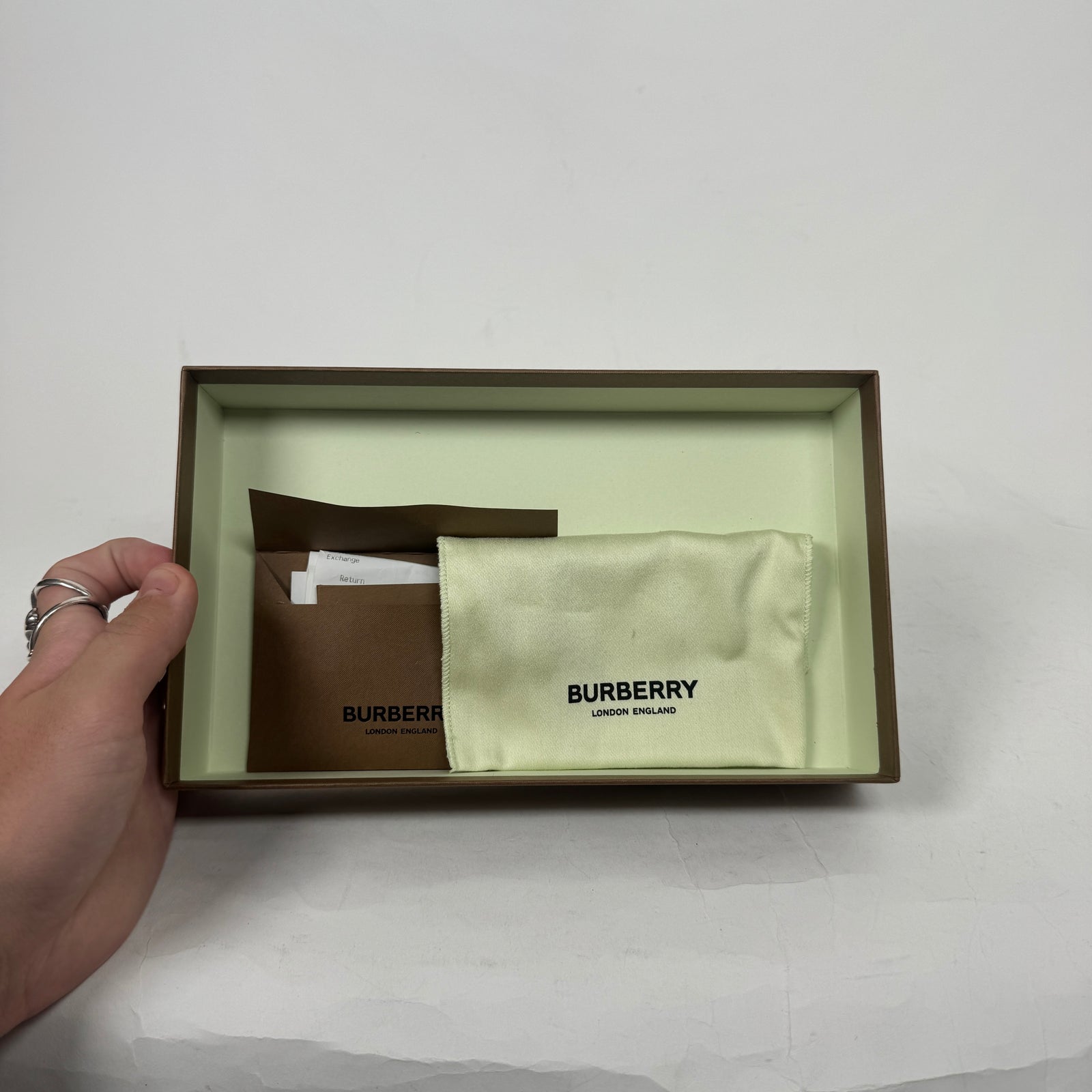 Burberry Black Sandon Check Card Holder