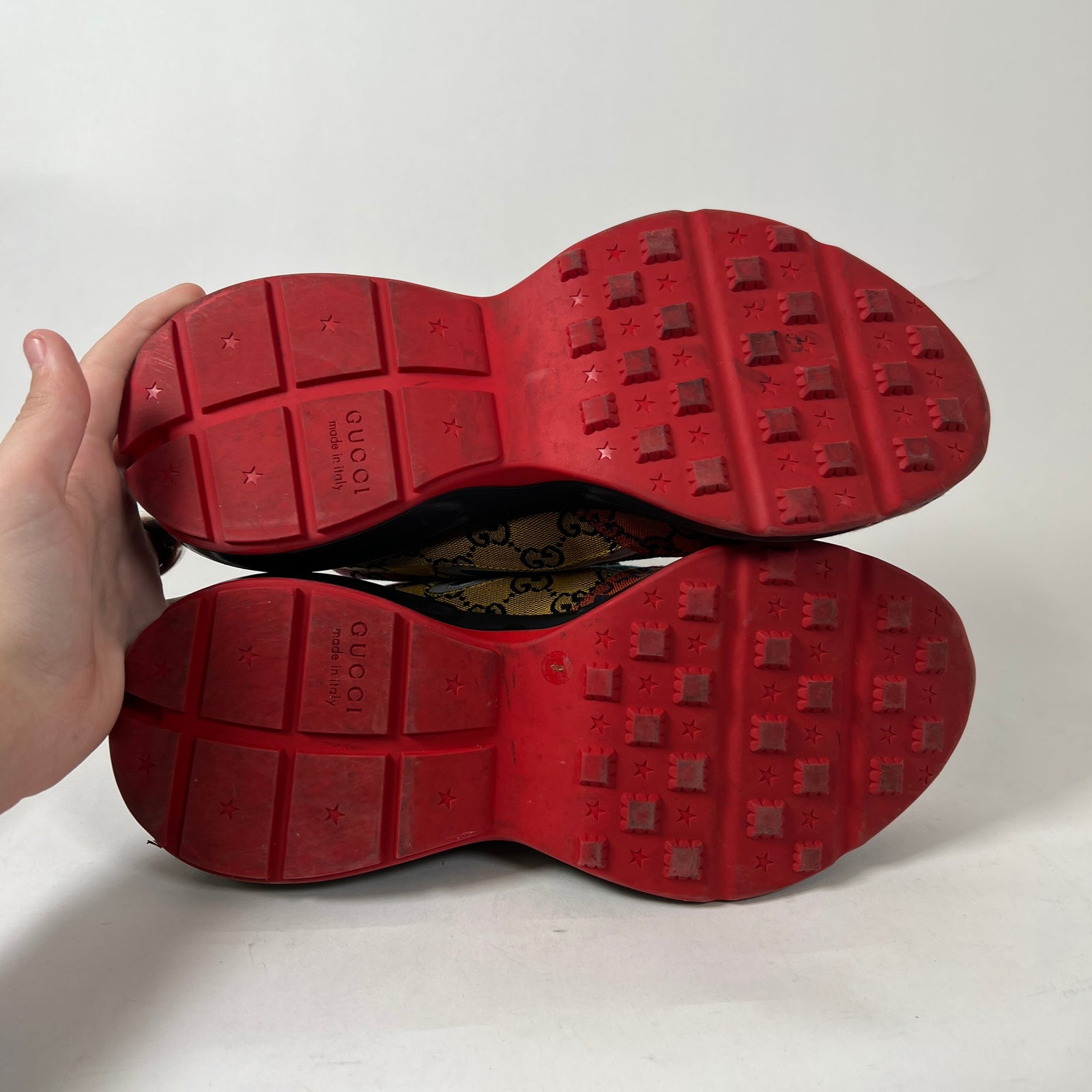 Gucci Rython Multi Color GG Canvas Size 10