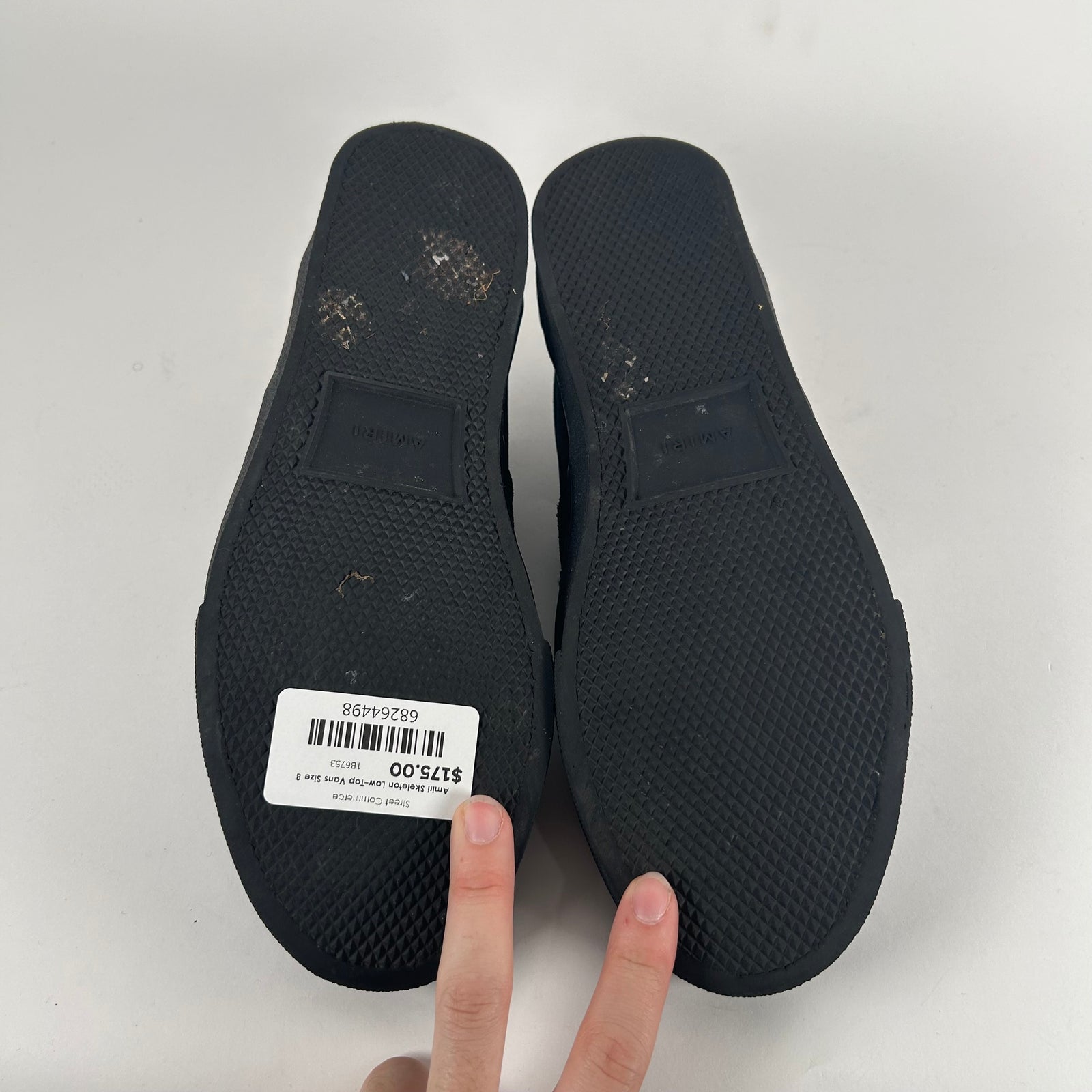 Amiri Skeleton Low-Top Vans Size 8