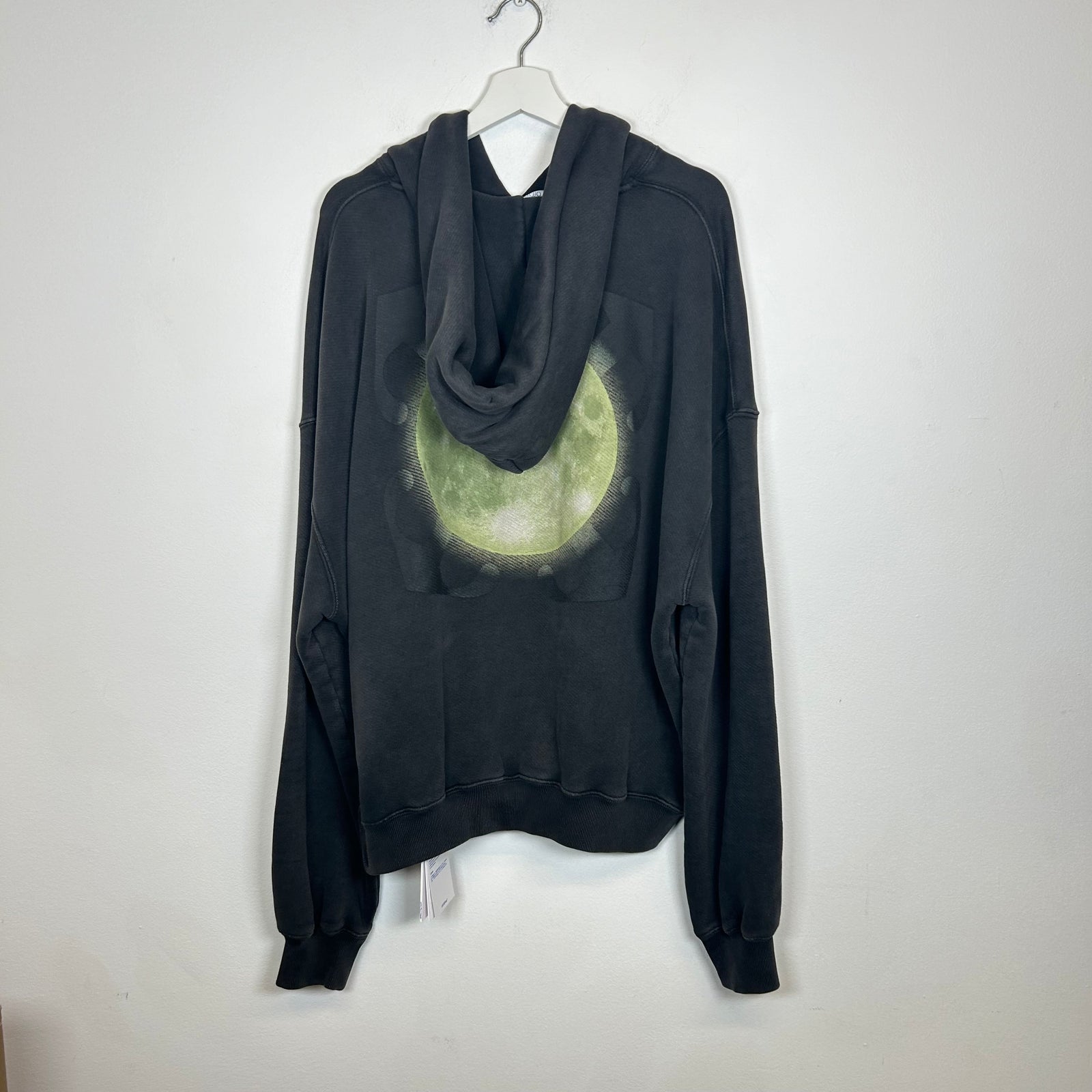 Off-White Grey Super Moon Hoodie Size L