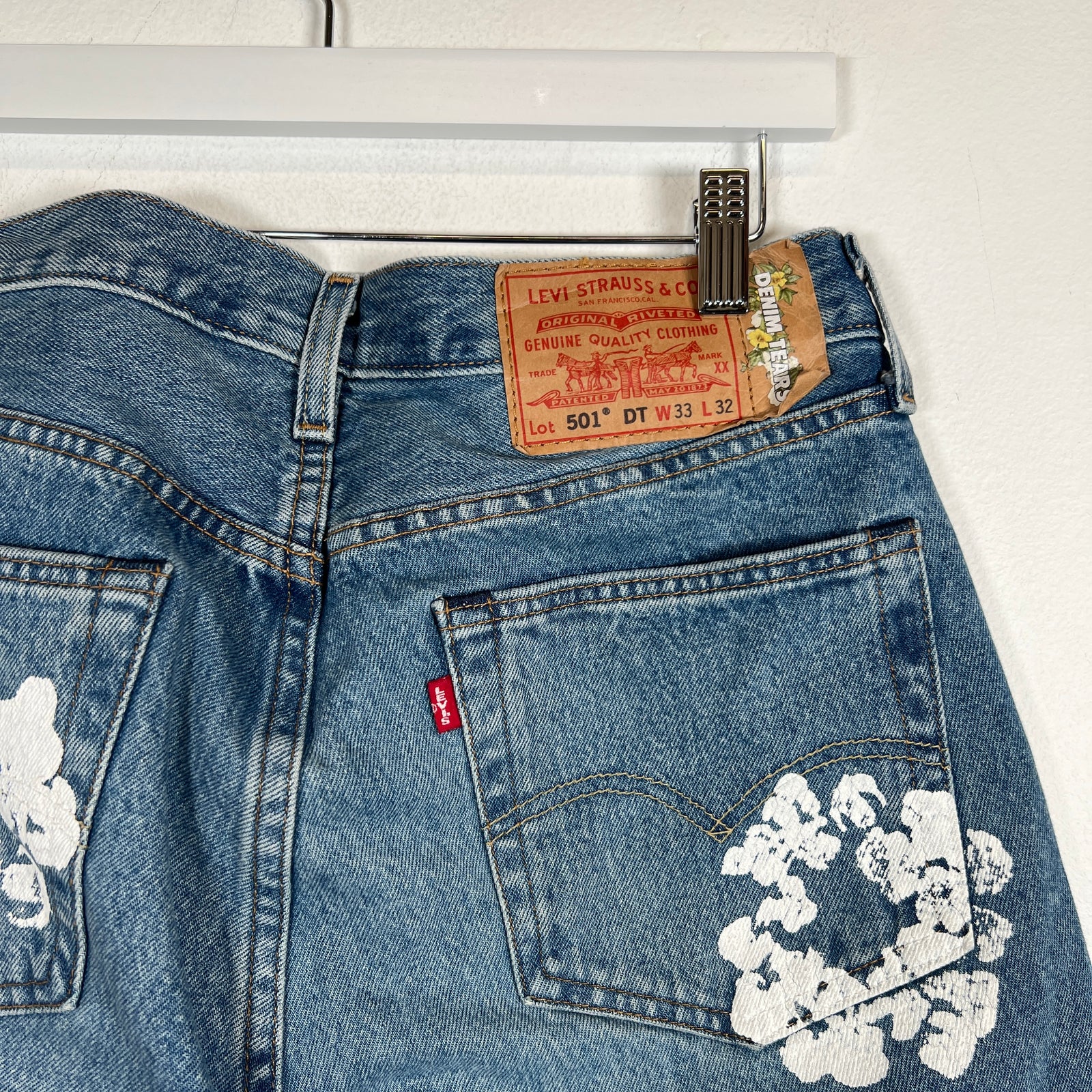 Denim Tears Lightwash Wreath Jeans Size 33