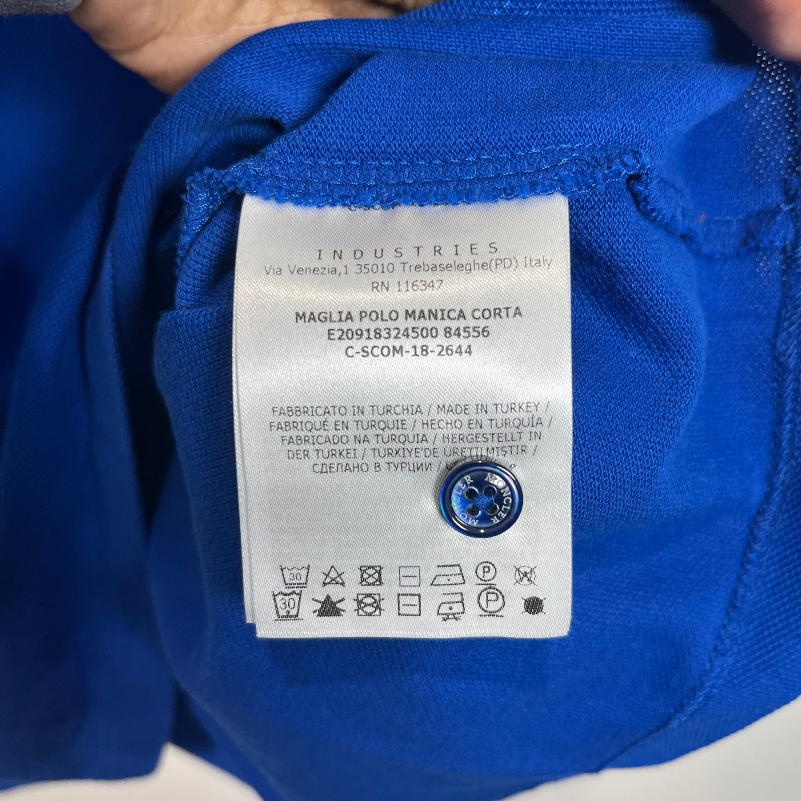 Moncler Logo Polo Shirt Size XXL