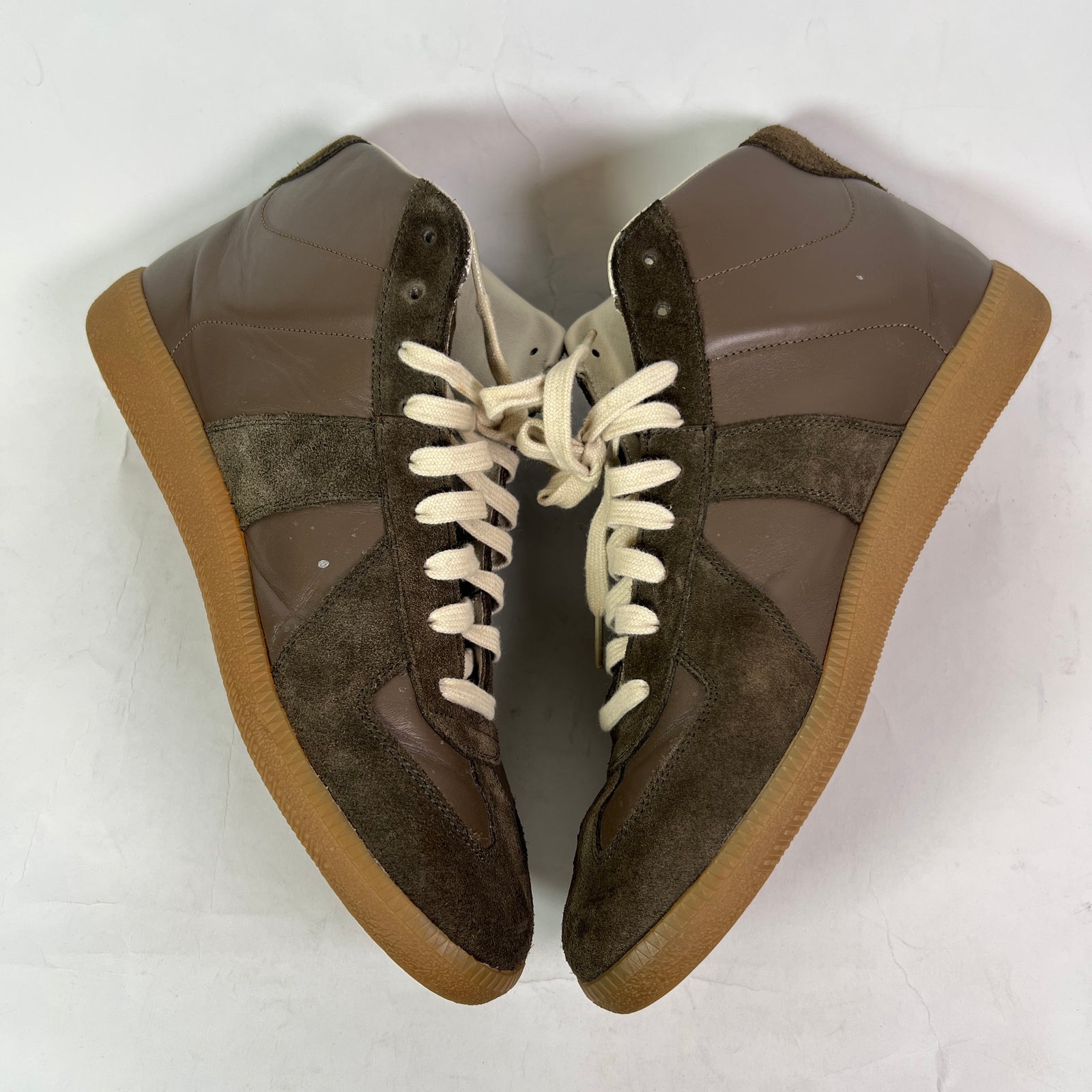 Maison Margiela Brown Mid-Top Replica Gats Size 44