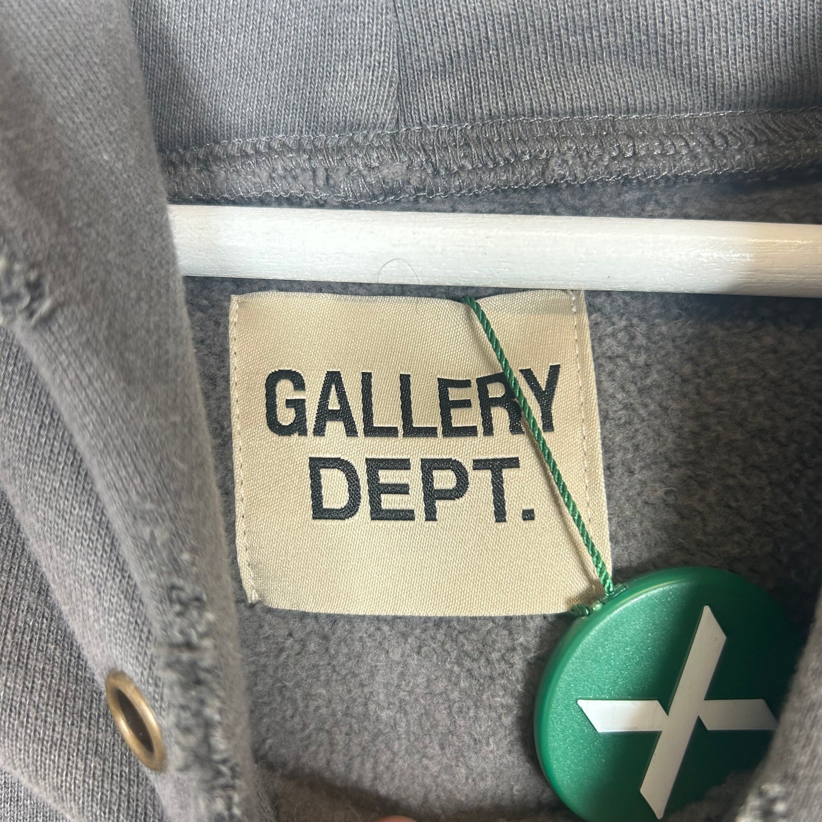 Gallery Dept Grey "Recycle" Hoodie Size M