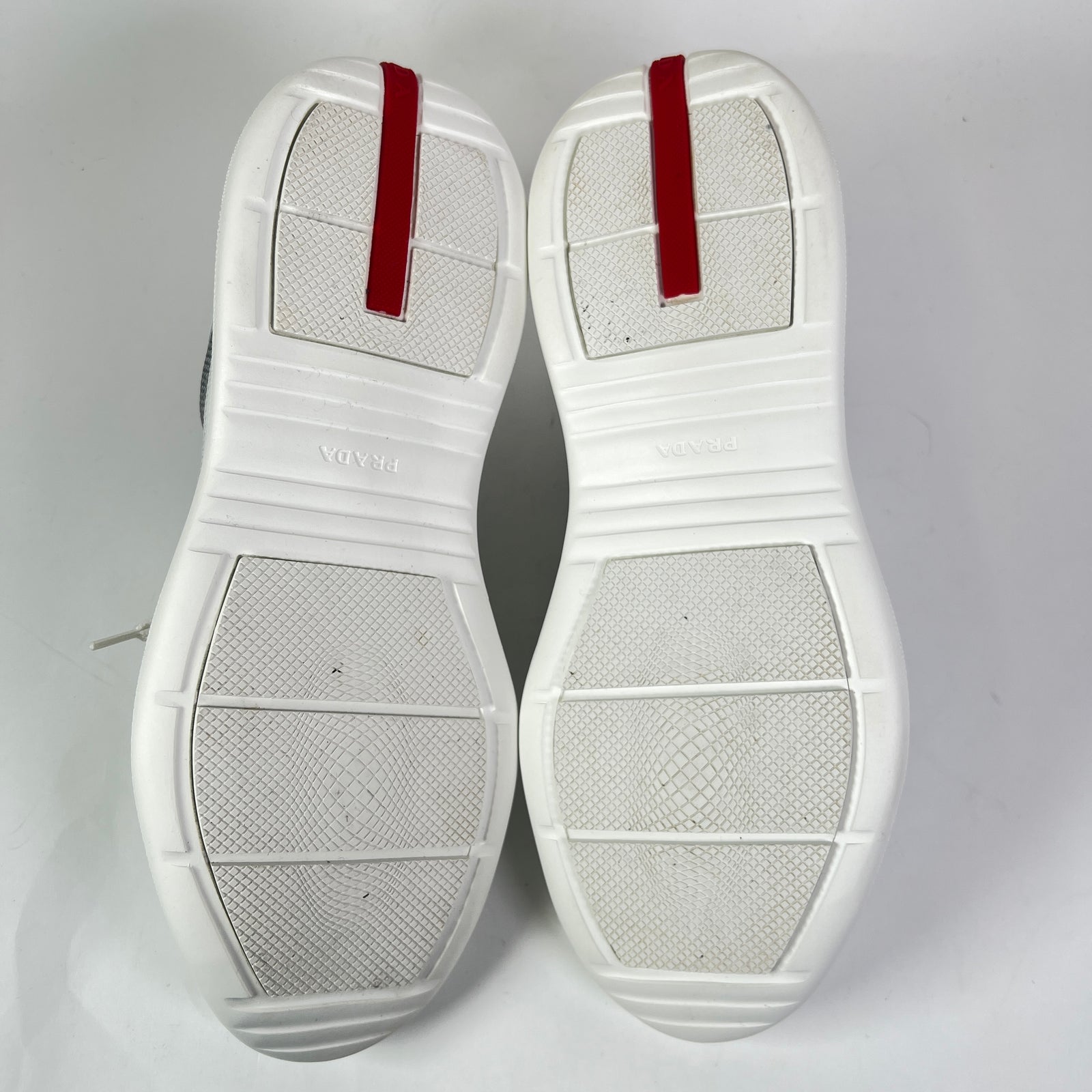 Prada White Patent Leather America Cups