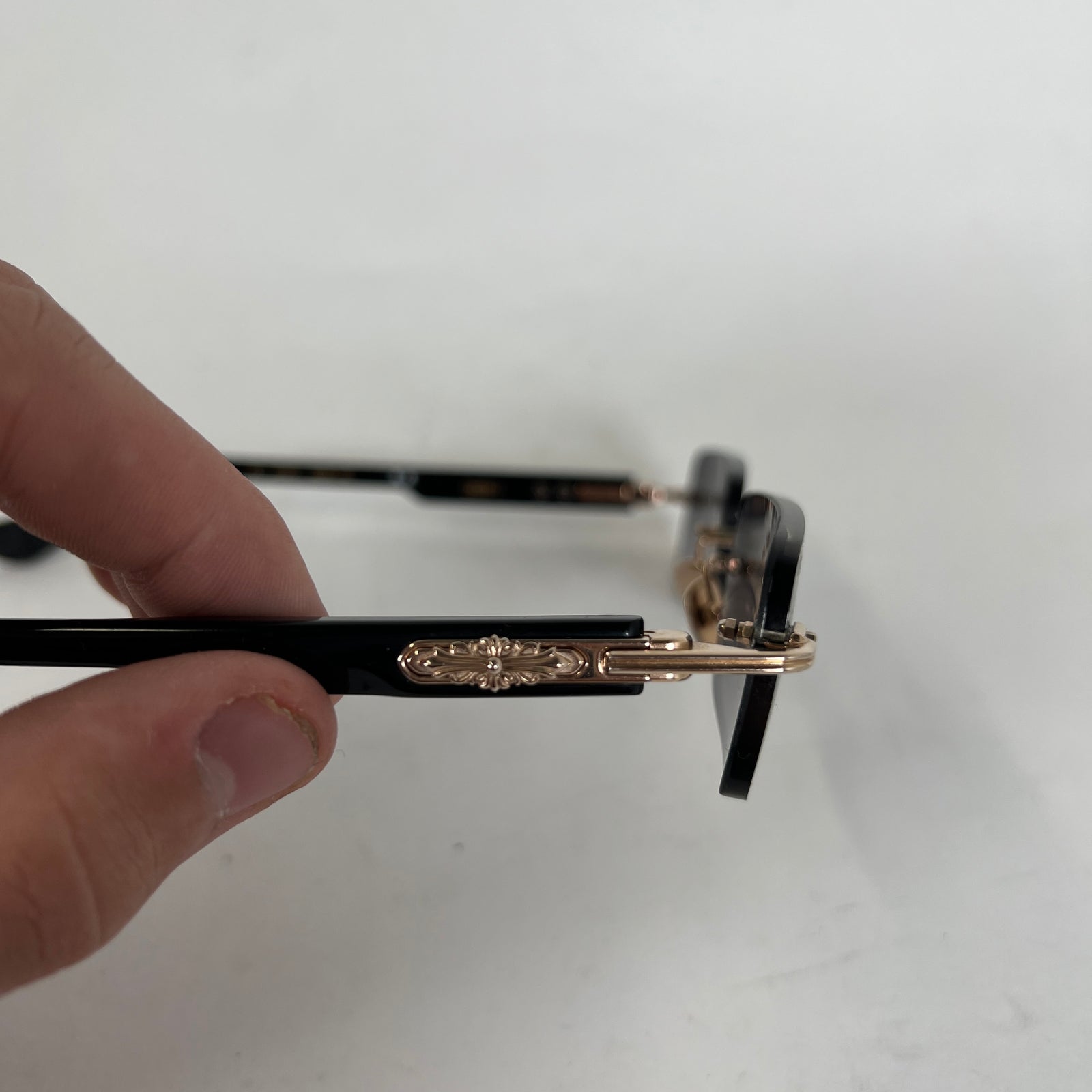 Chrome Hearts Deep 1 Rose Gold Sunglasses