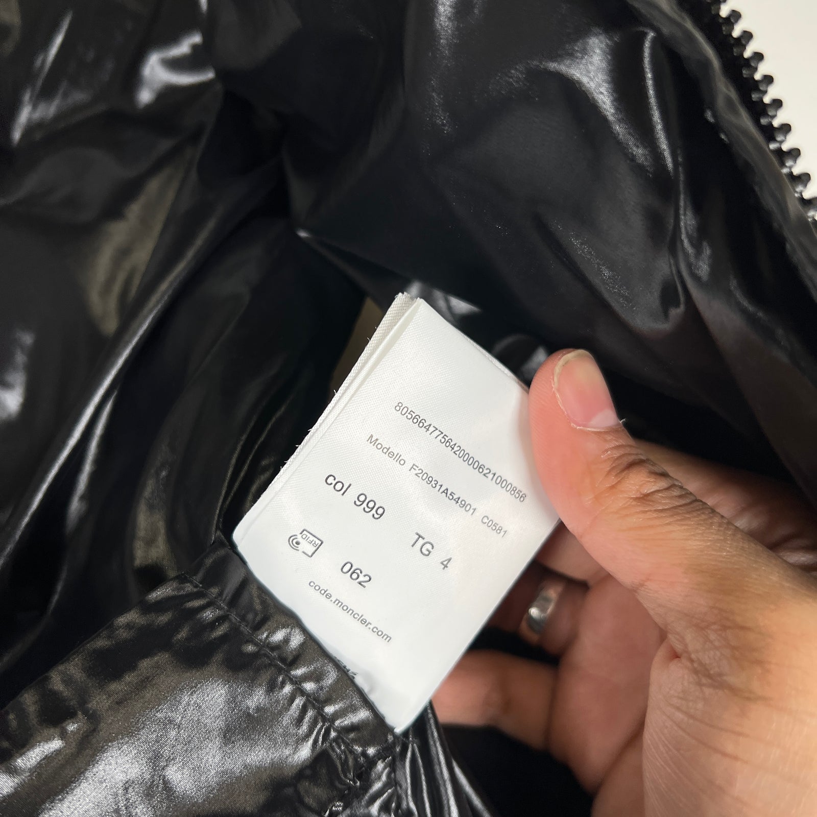 Moncler Black Balabio Vest Sz 4