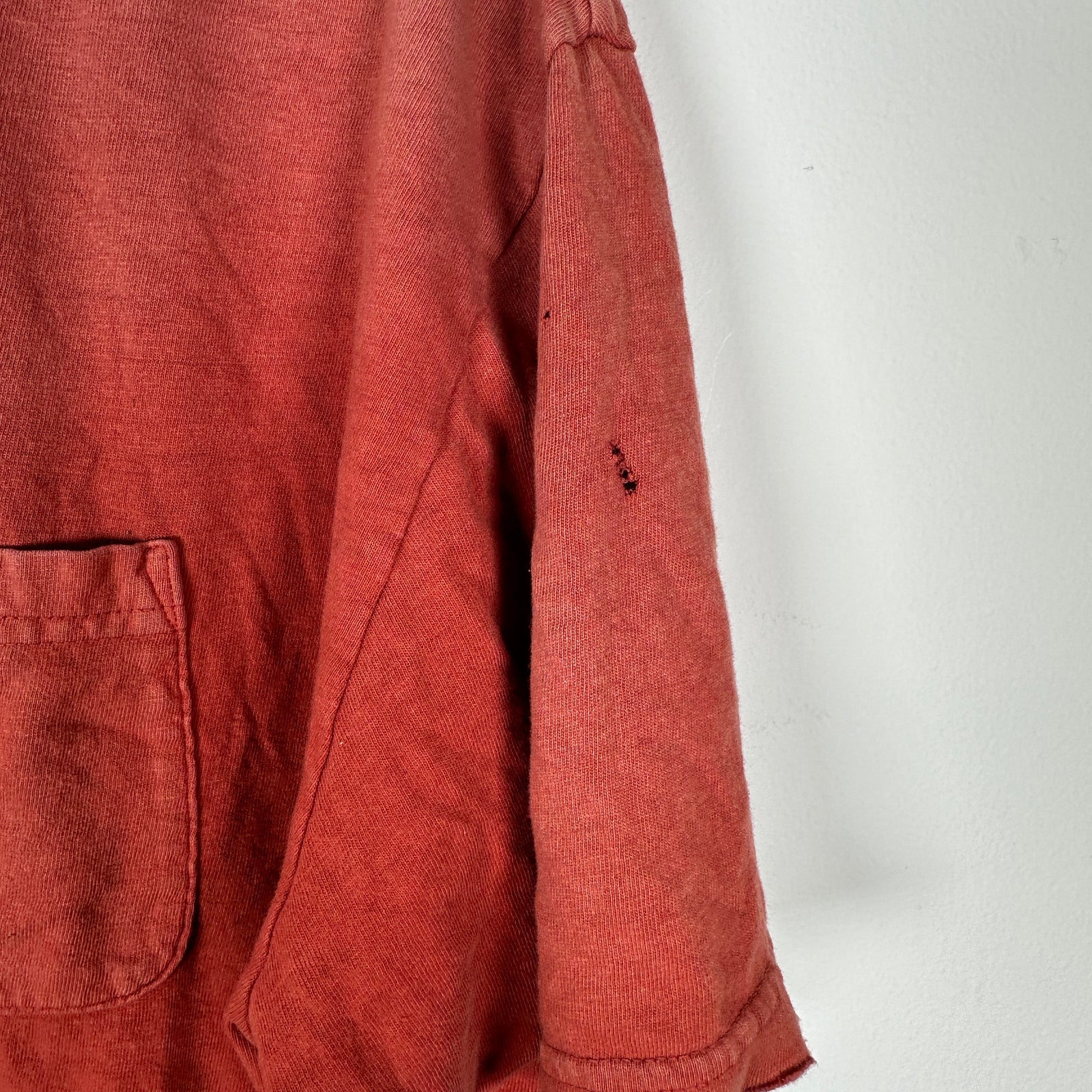 Visvim Burnt Orange Pocket T-Shirt Size 2