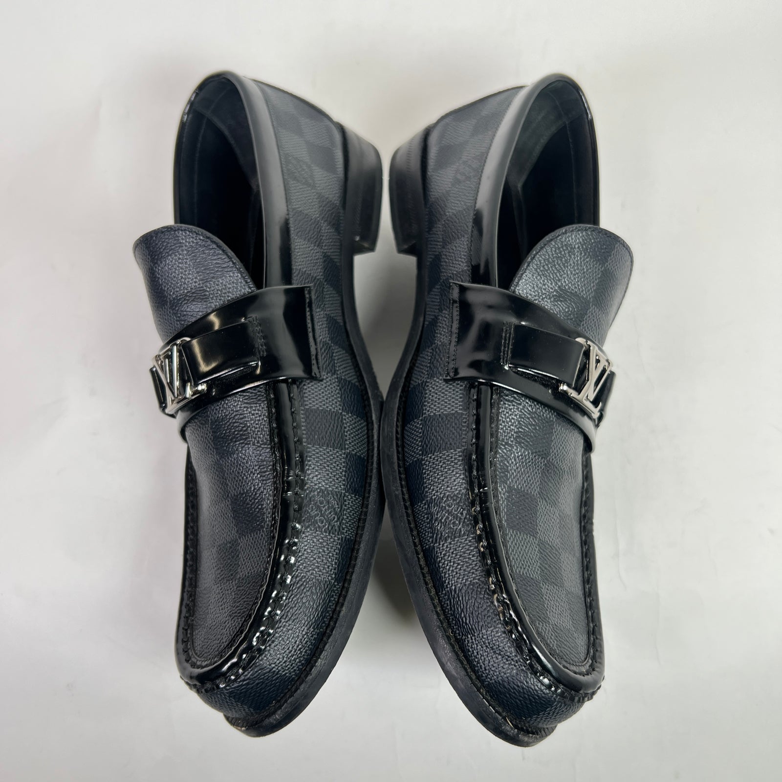 Louis Vuitton Damier Graphite Major Loafers