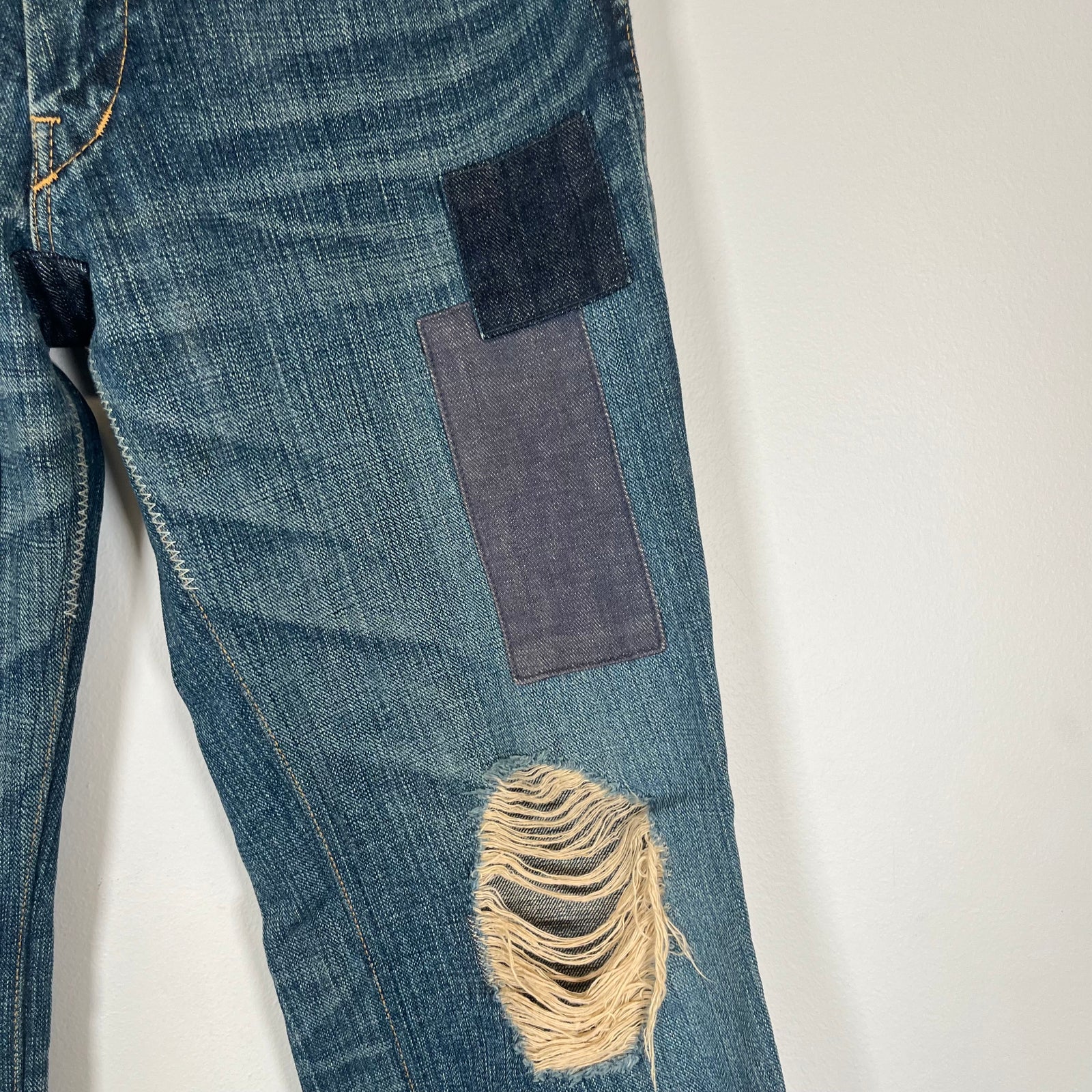 Number (N)ine Kurt Cobain Denim Patch Jeans Size 4