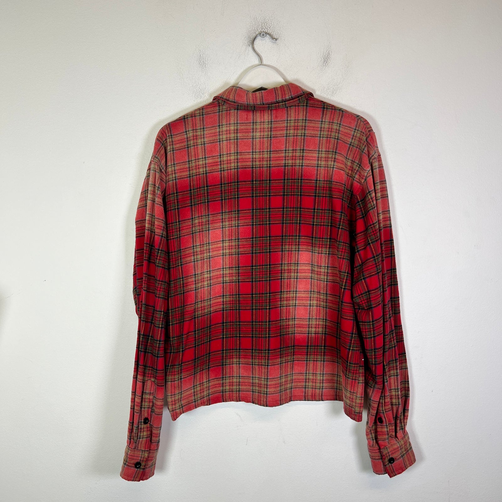 Vale Red 'Valley Dreams' Rhinestone Flannel Shirt